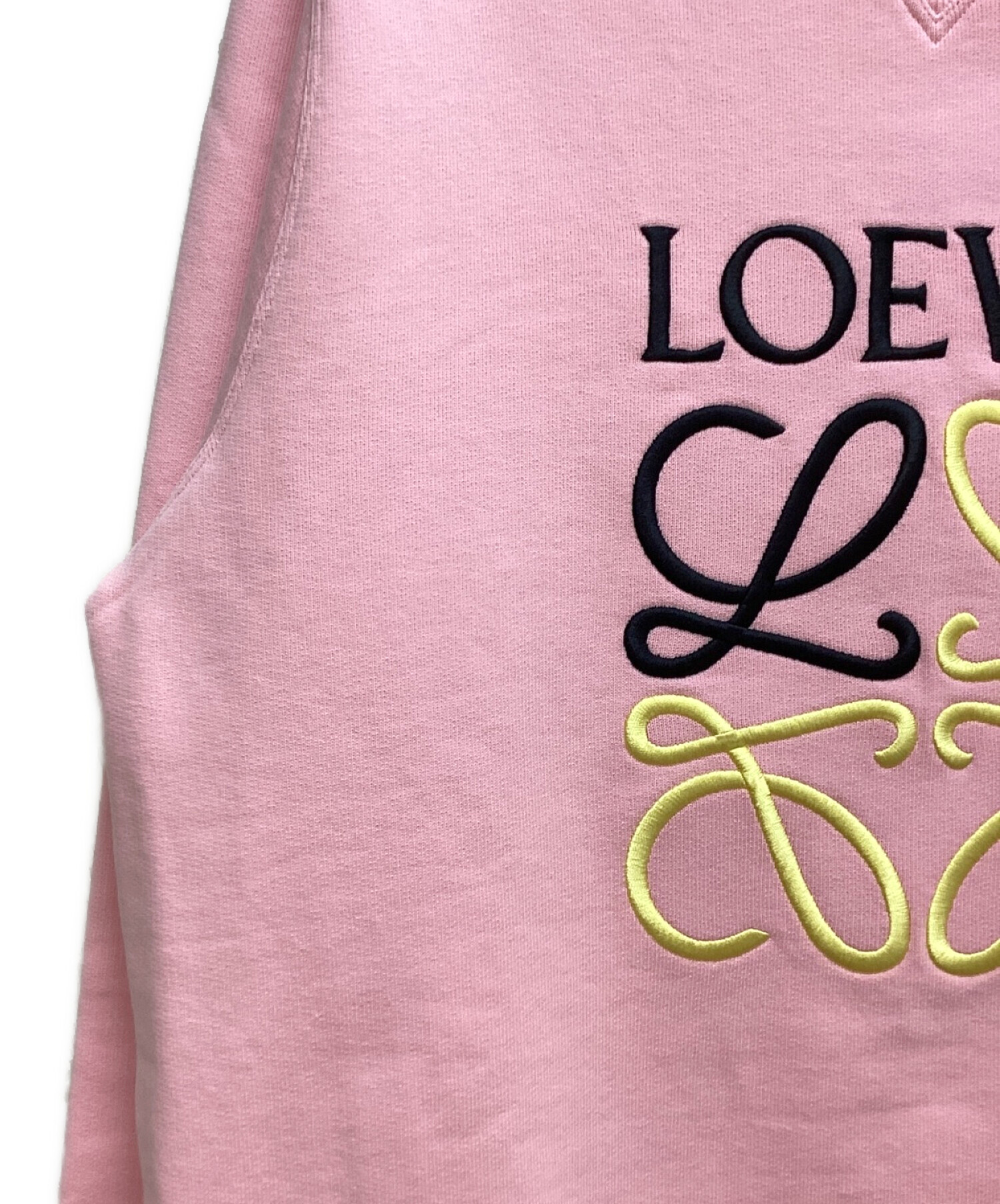 LOEWE (ロエベ) ANAGLAM LOGO SWEAT(アナグラムロゴスウェット) ピンク サイズ:L