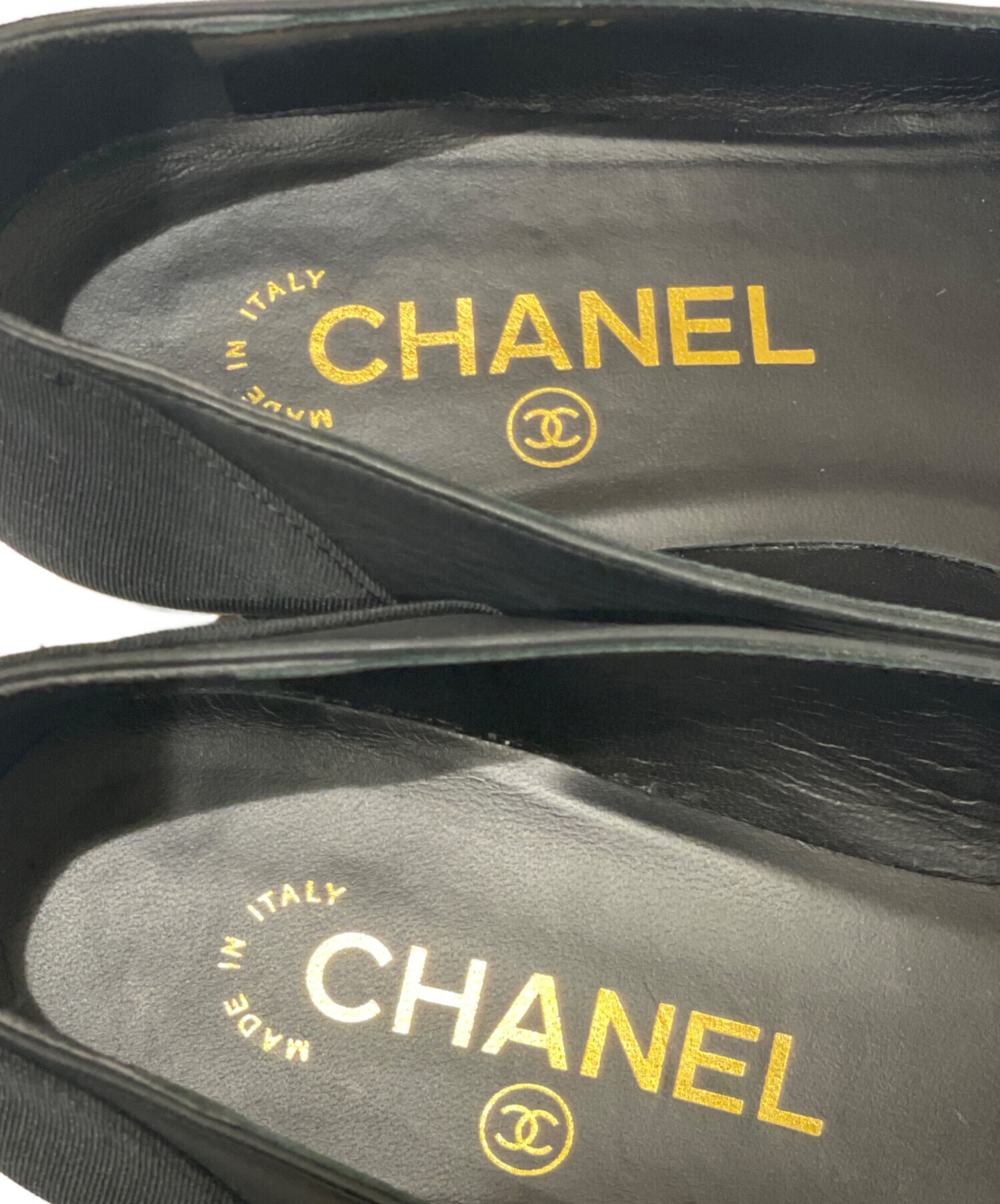 中古・古着通販】CHANEL (シャネル) ココマークチェーンヒールパンプス ブラック サイズ:361/2｜ブランド・古着通販  トレファク公式【TREFAC FASHION】スマホサイト