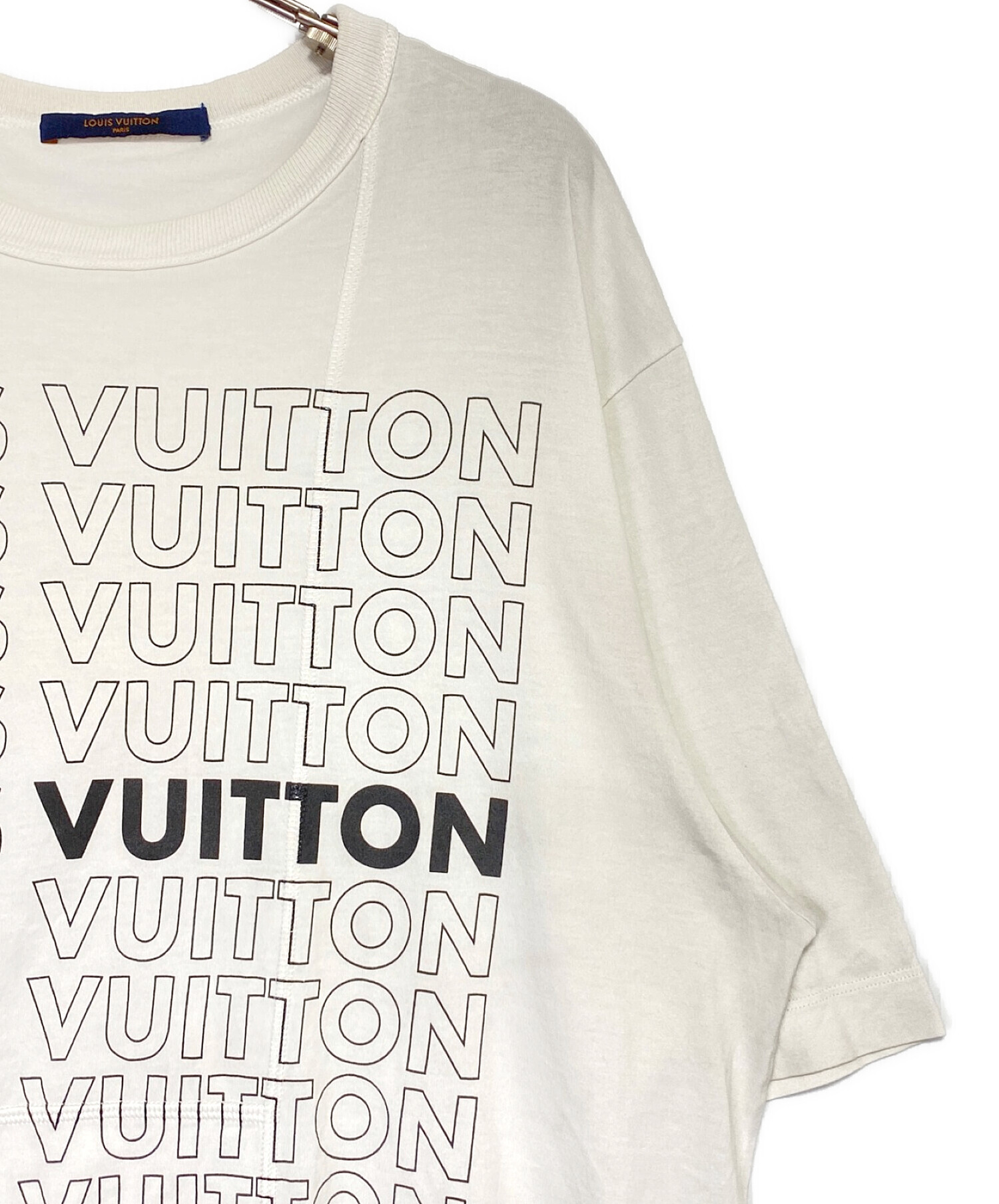 中古・古着通販】LOUIS VUITTON (ルイ ヴィトン) パッチワークLVリストTシャツ ホワイト サイズ:M｜ブランド・古着通販  トレファク公式【TREFAC FASHION】スマホサイト