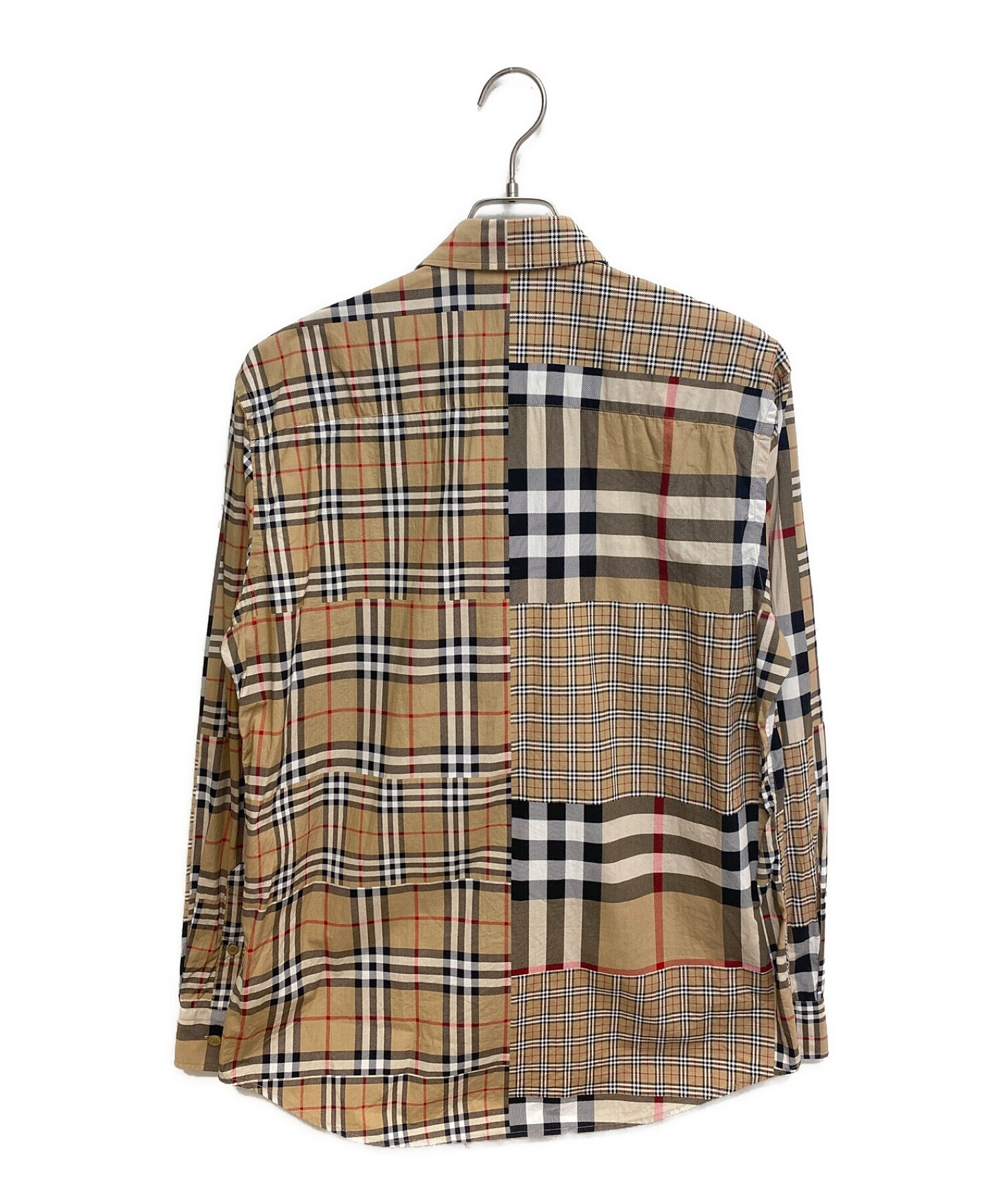 中古・古着通販】BURBERRY (バーバリー) クレイジーノヴァチェックシャツ ベージュ サイズ:M｜ブランド・古着通販  トレファク公式【TREFAC FASHION】スマホサイト