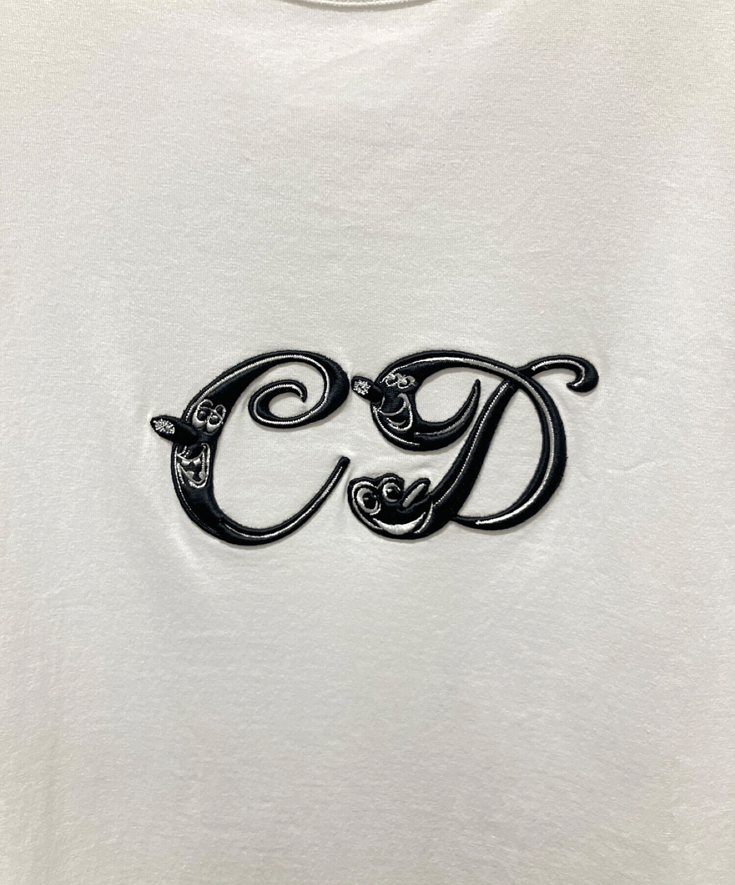 中古・古着通販】Dior (ディオール) KENNY SCHARF (ケニーシャーフ) コラボ刺繍ロゴTシャツ ホワイト サイズ:XL｜ブランド・古着通販  トレファク公式【TREFAC FASHION】スマホサイト