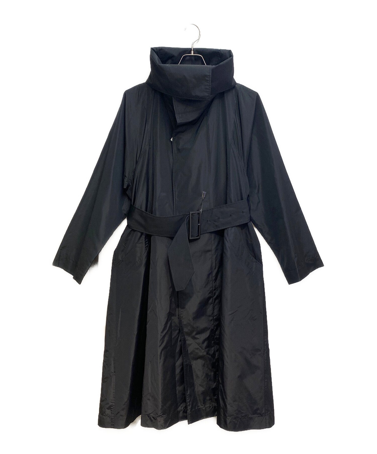 中古・古着通販】ISSEY MIYAKE (イッセイミヤケ) Silk polyester trench coat(シルクポリエステルトレンチコート)  ネイビー サイズ:3｜ブランド・古着通販 トレファク公式【TREFAC FASHION】スマホサイト