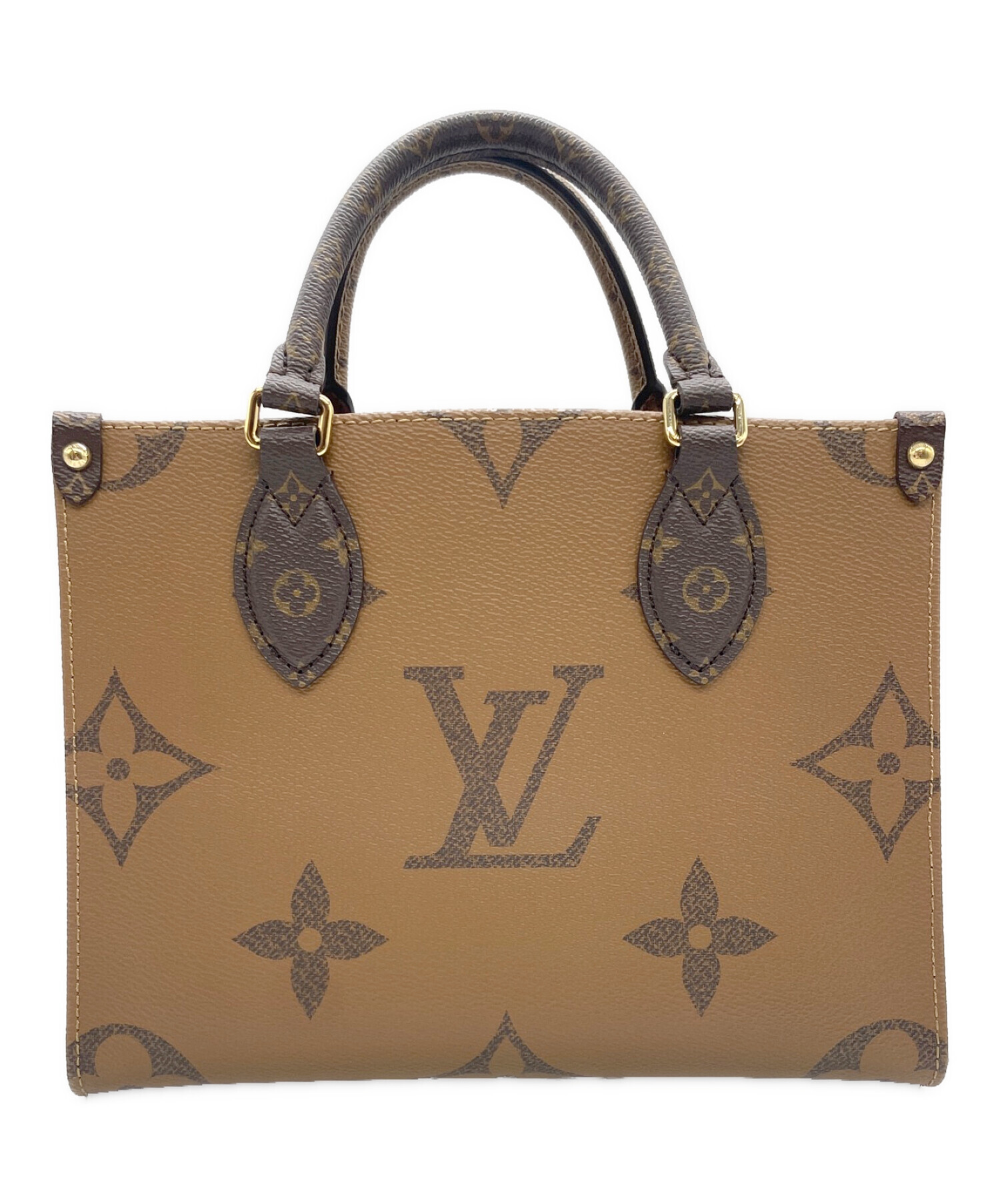 LOUIS VUITTON (ルイ ヴィトン) オンザゴー PM ブラウン サイズ:PM