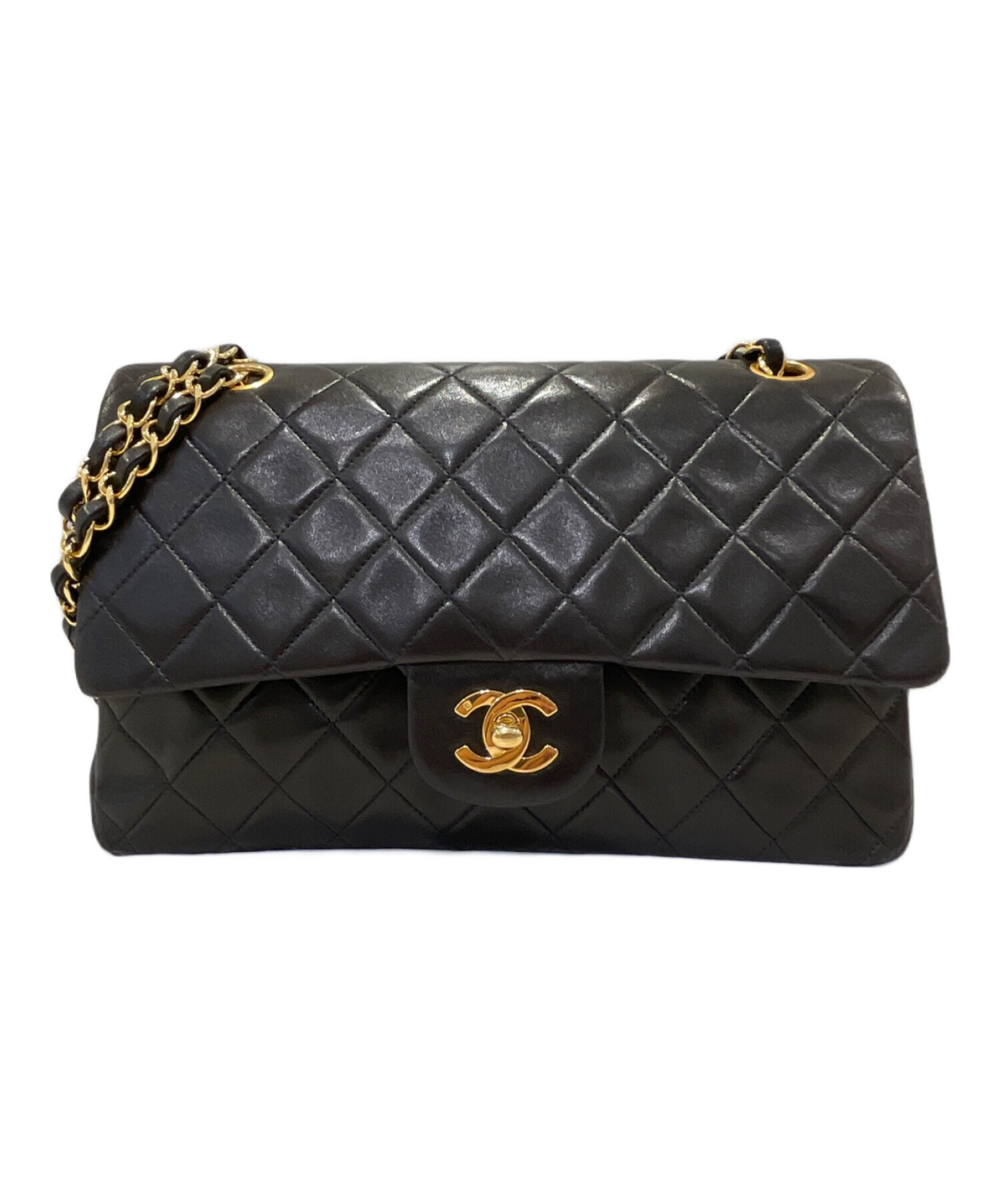 中古・古着通販】CHANEL (シャネル) マトラッセ25/チェーンショルダーバッグ ブラック サイズ:25｜ブランド・古着通販  トレファク公式【TREFAC FASHION】スマホサイト