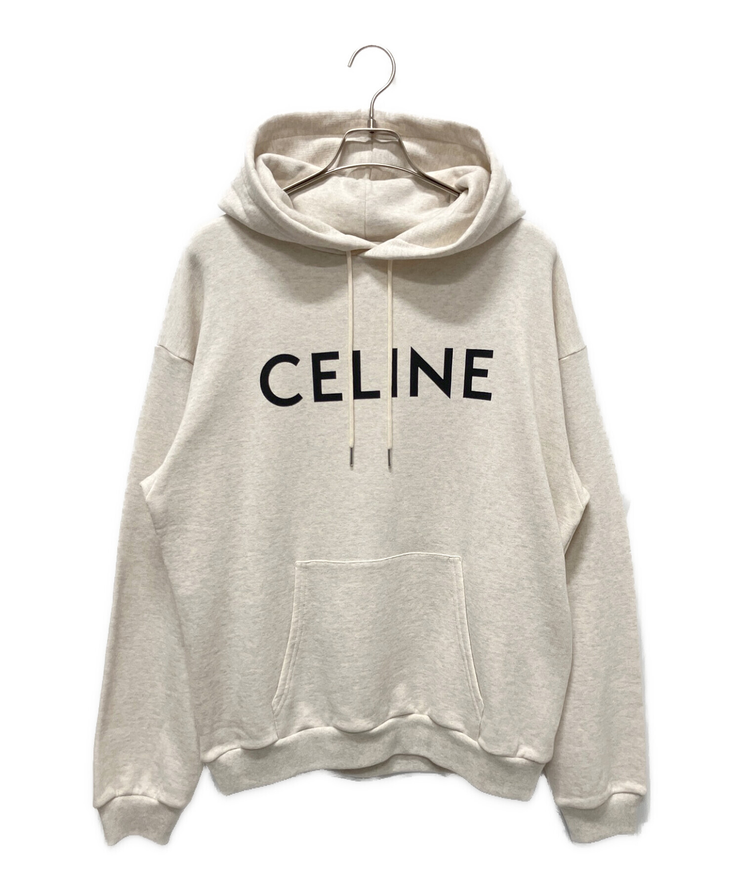 CELINE (セリーヌ) フロントロゴパーカー アイボリー サイズ:L