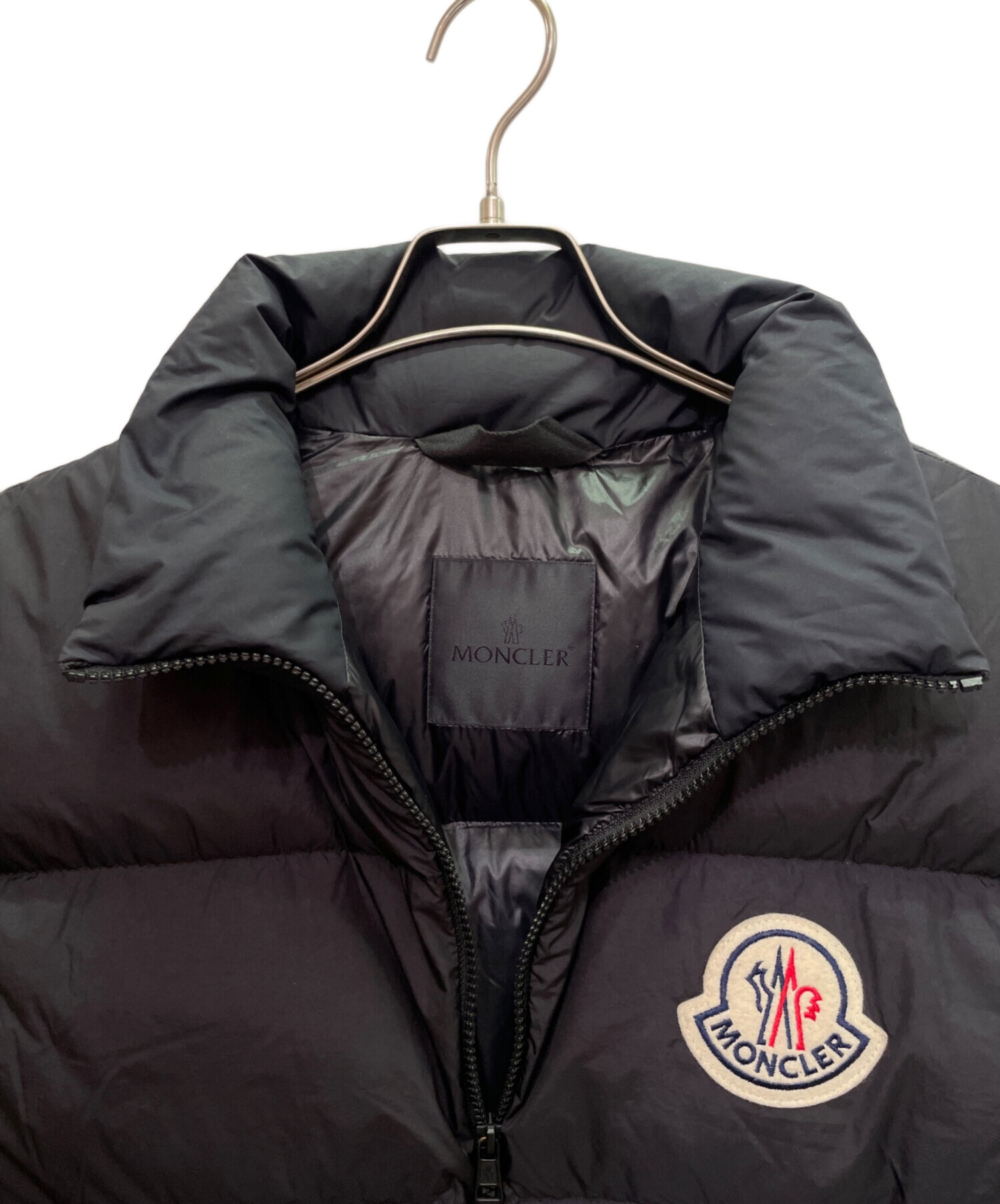 中古・古着通販】MONCLER (モンクレール) ALMAZ/ダウンベスト ネイビー×ブラック サイズ:2｜ブランド・古着通販  トレファク公式【TREFAC FASHION】スマホサイト