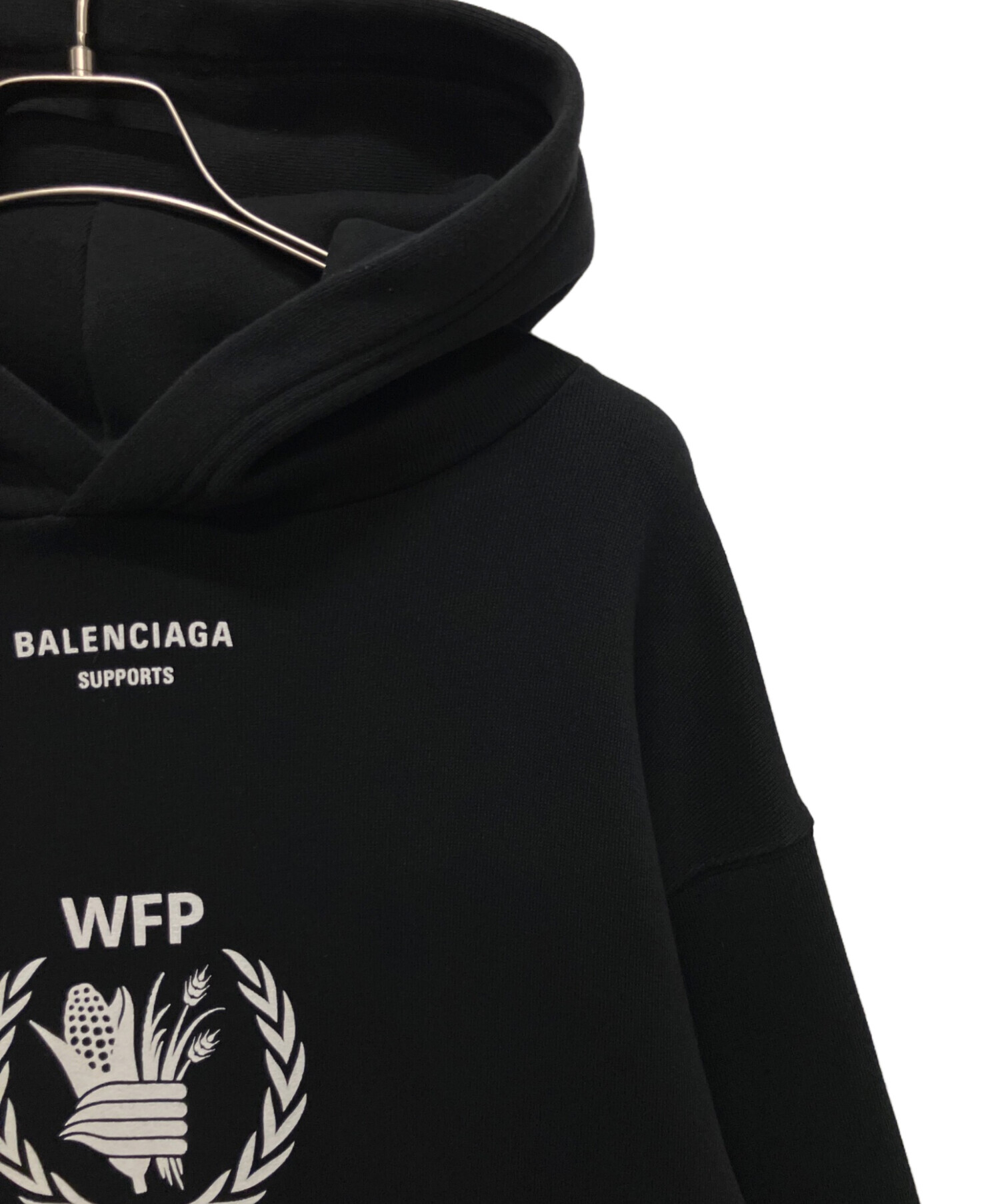 BALENCIAGA (バレンシアガ) WFPロゴパーカー ブラック サイズ:XXS