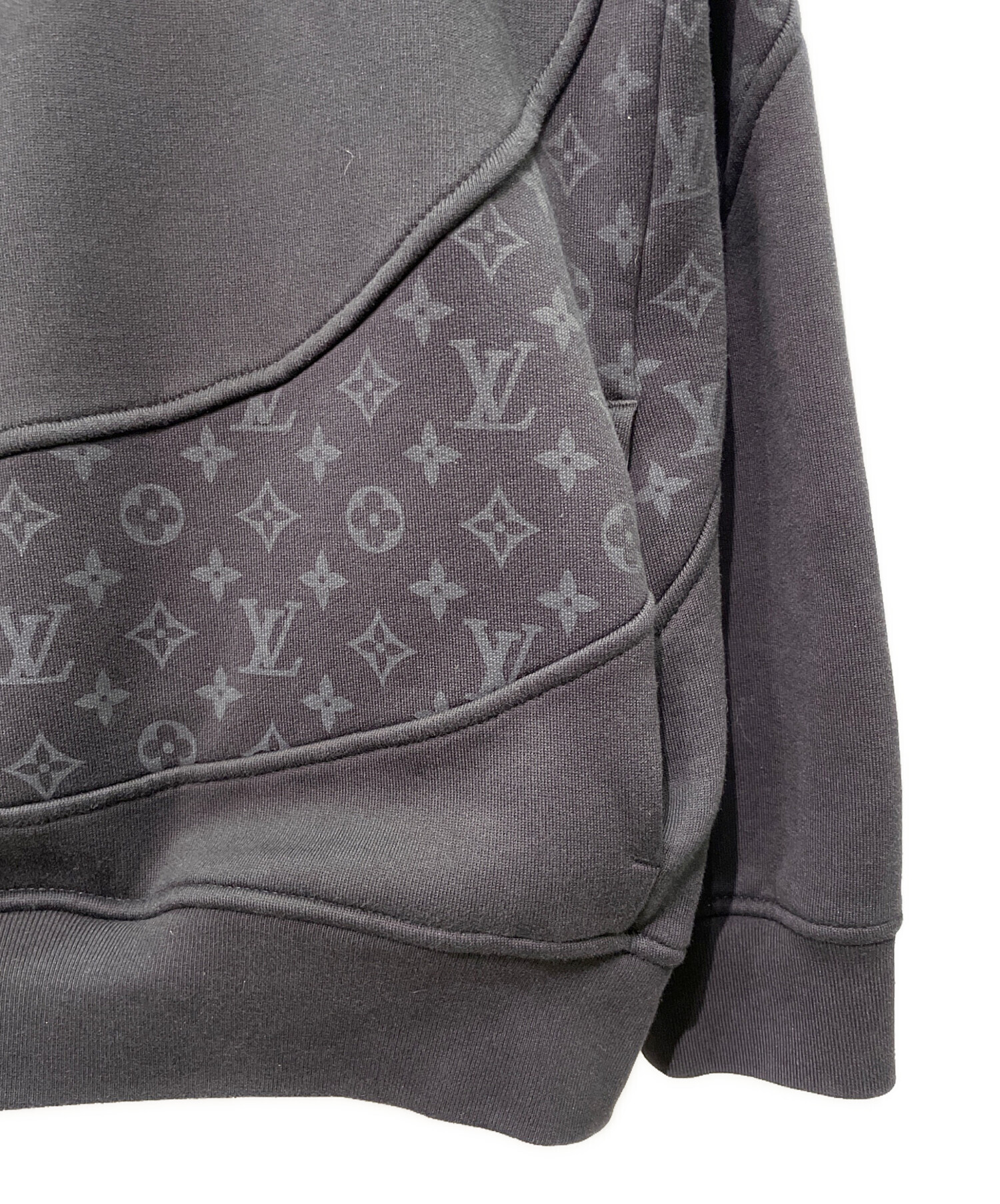 中古・古着通販】LOUIS VUITTON (ルイ ヴィトン) モノグラム サークルカット パーカー ブラック サイズ:XL｜ブランド・古着通販  トレファク公式【TREFAC FASHION】スマホサイト