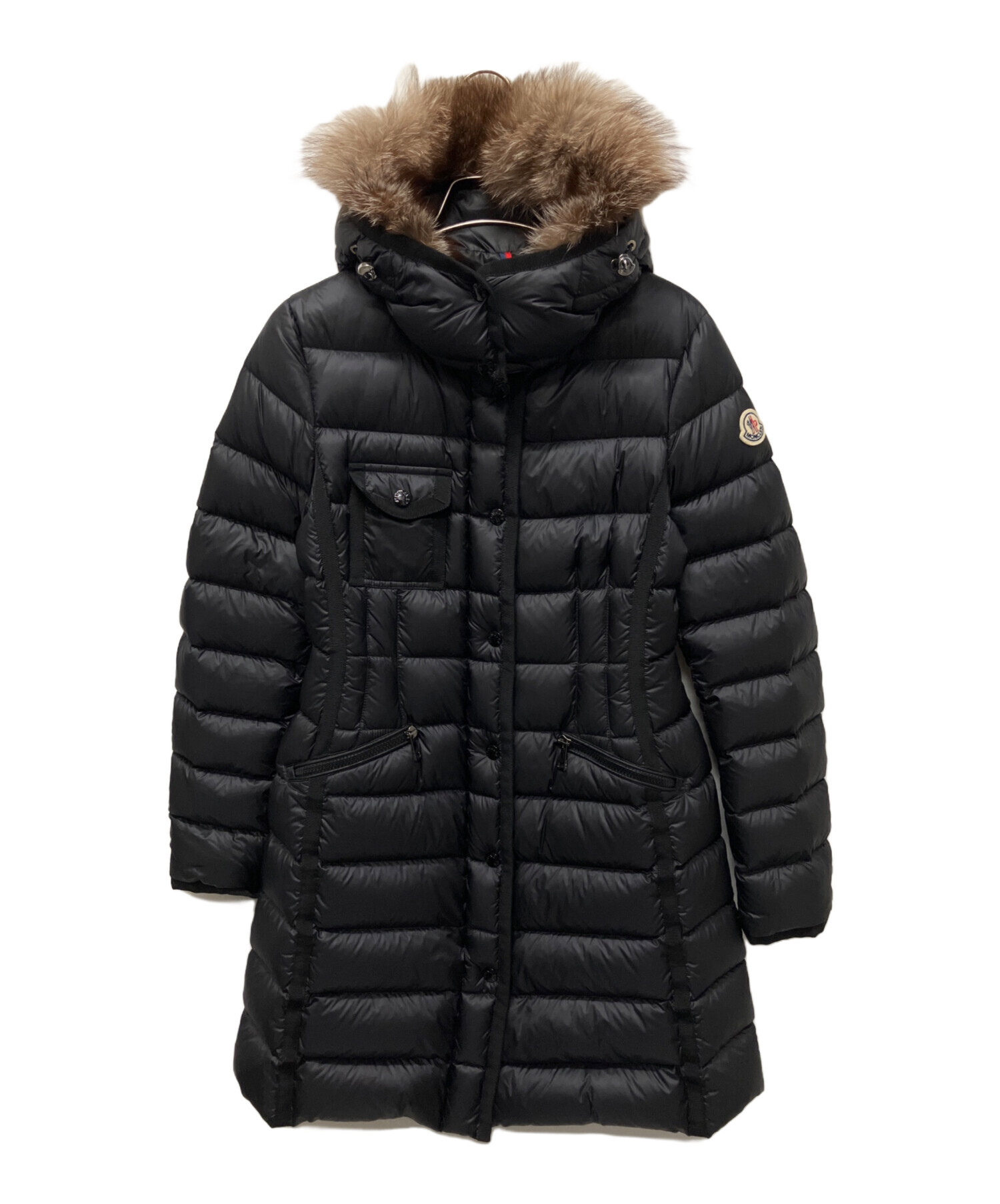 中古・古着通販】MONCLER (モンクレール) HERMIFUR/ダウンコート ブラック｜ブランド・古着通販 トレファク公式【TREFAC  FASHION】スマホサイト