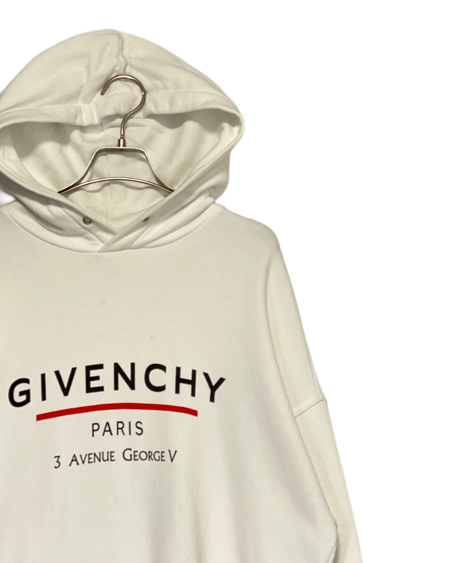 中古・古着通販】GIVENCHY (ジバンシィ) ロゴパーカー ホワイト サイズ:M｜ブランド・古着通販 トレファク公式【TREFAC  FASHION】スマホサイト