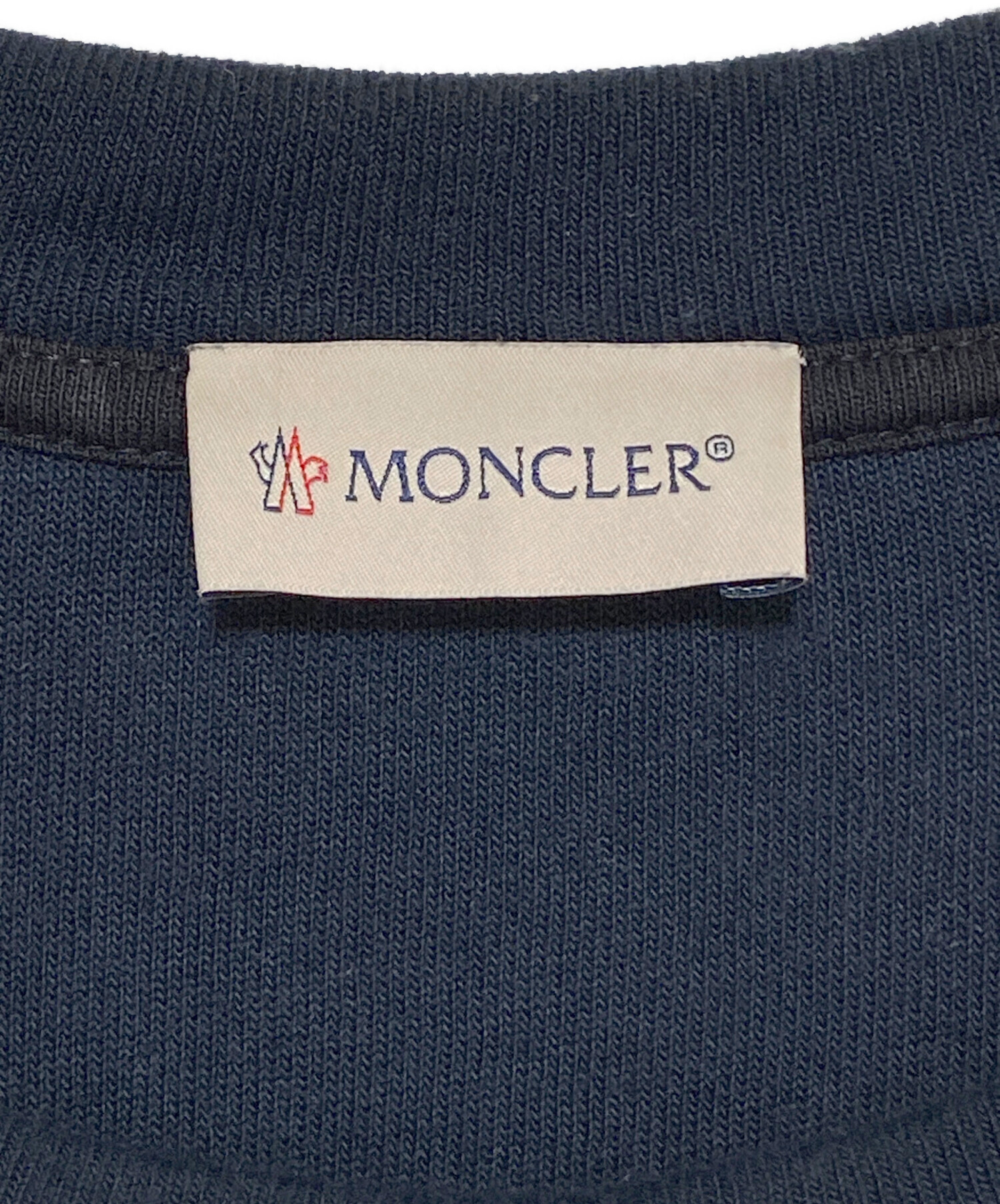 中古・古着通販】MONCLER (モンクレール) パイルロゴスウェット ネイビー サイズ:M｜ブランド・古着通販 トレファク公式【TREFAC  FASHION】スマホサイト