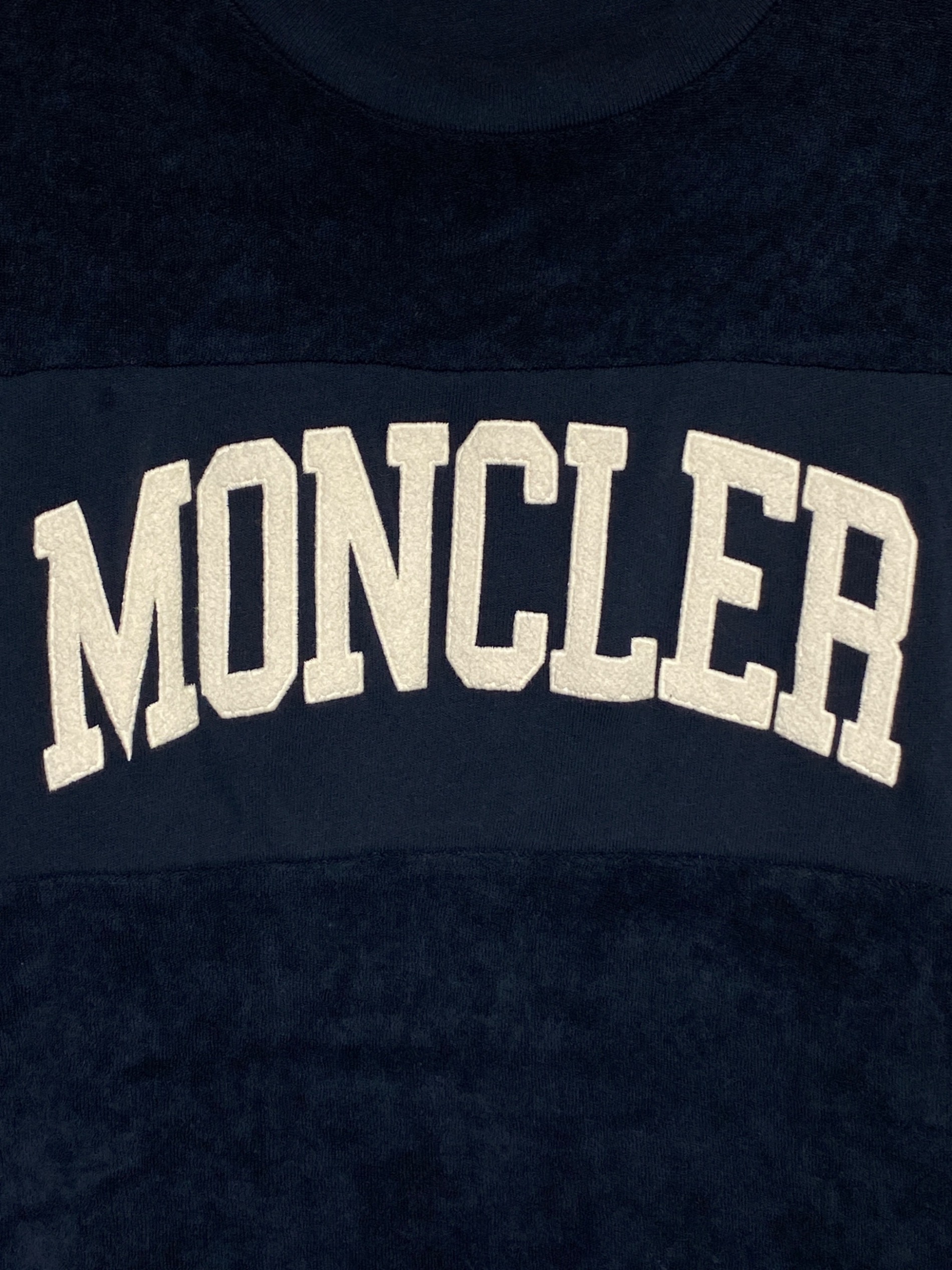 中古・古着通販】MONCLER (モンクレール) パイルロゴスウェット ネイビー サイズ:M｜ブランド・古着通販 トレファク公式【TREFAC  FASHION】スマホサイト