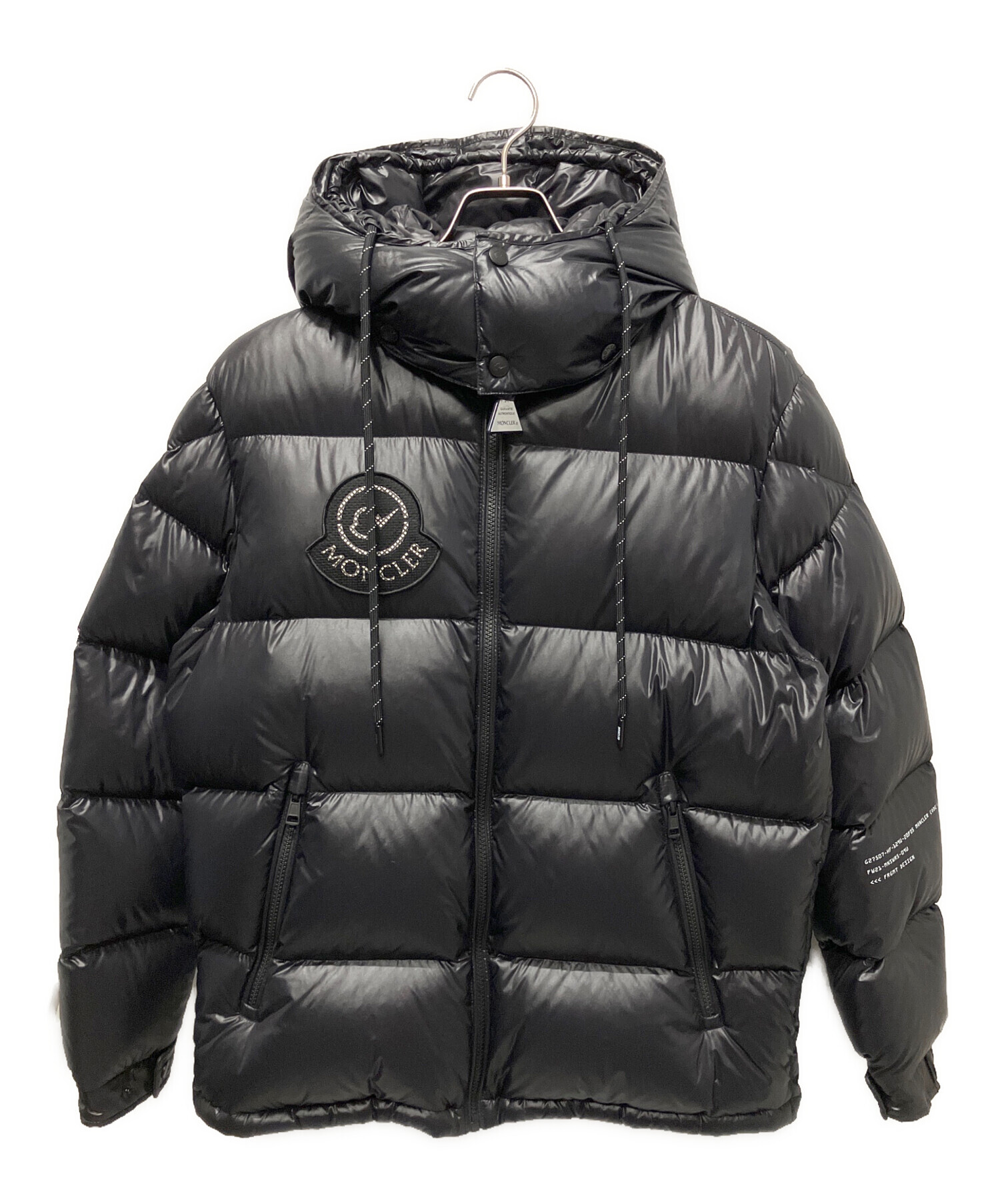 MONCLER GENIUS (モンクレール ジーニアス) FRAGMENT DESIGN (フラグメントデザイン) HANTIUM/ダウンジャケット  ブラック サイズ:2