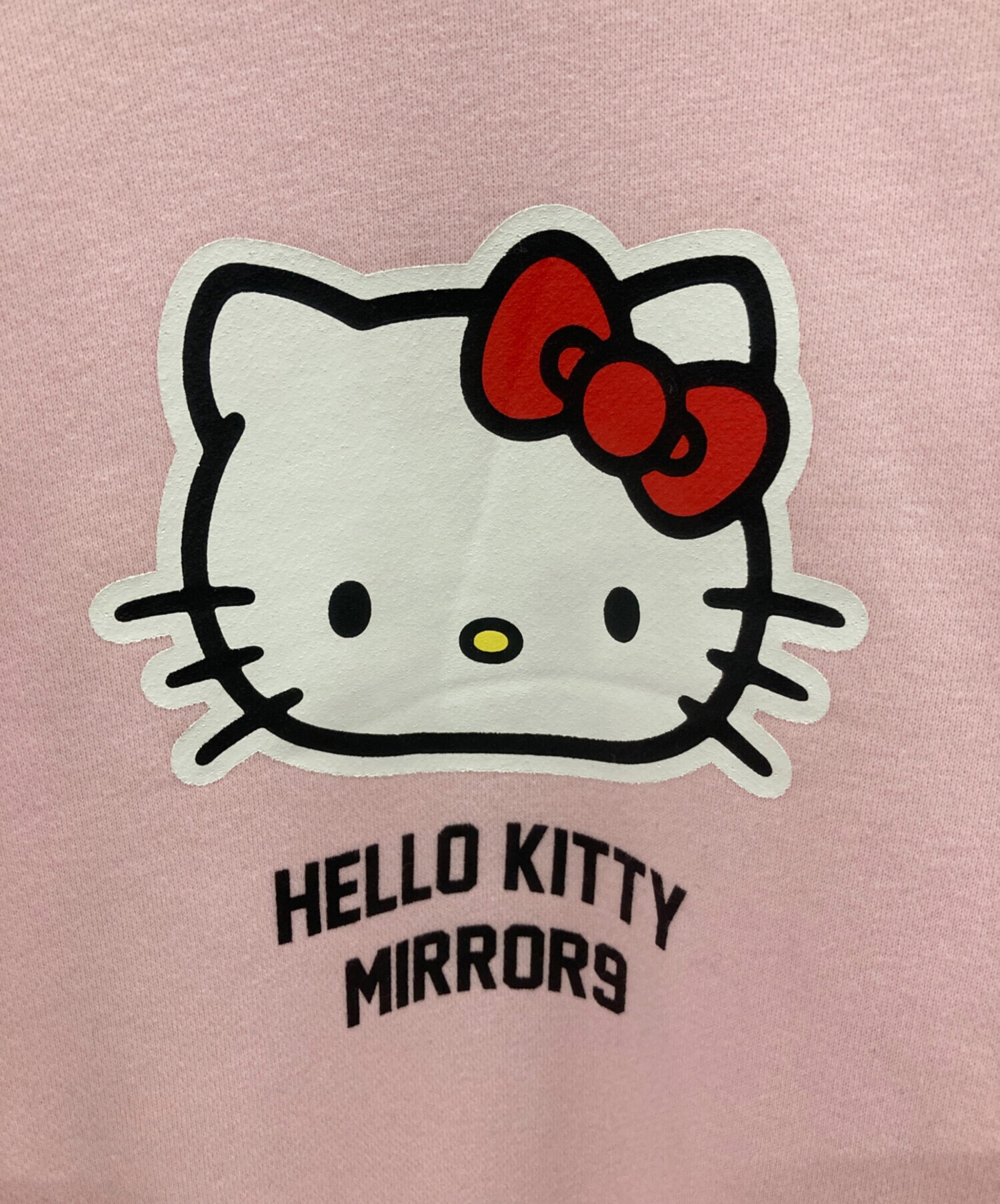 中古・古着通販】MIRROR9 (ミラーナイン) Sanrio (サンリオ) ハローキティパーカー ピンク サイズ:L｜ブランド・古着通販  トレファク公式【TREFAC FASHION】スマホサイト