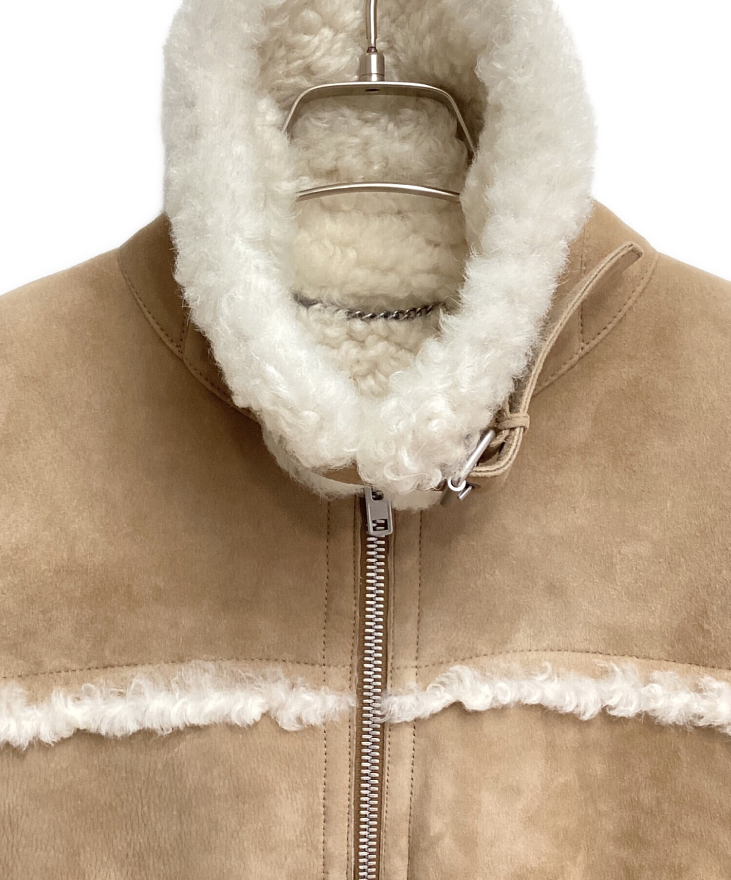 中古・古着通販】Maison Margiela (メゾンマルジェラ) mouton coat（ムートンコート） ベージュ  サイズ:38｜ブランド・古着通販 トレファク公式【TREFAC FASHION】スマホサイト