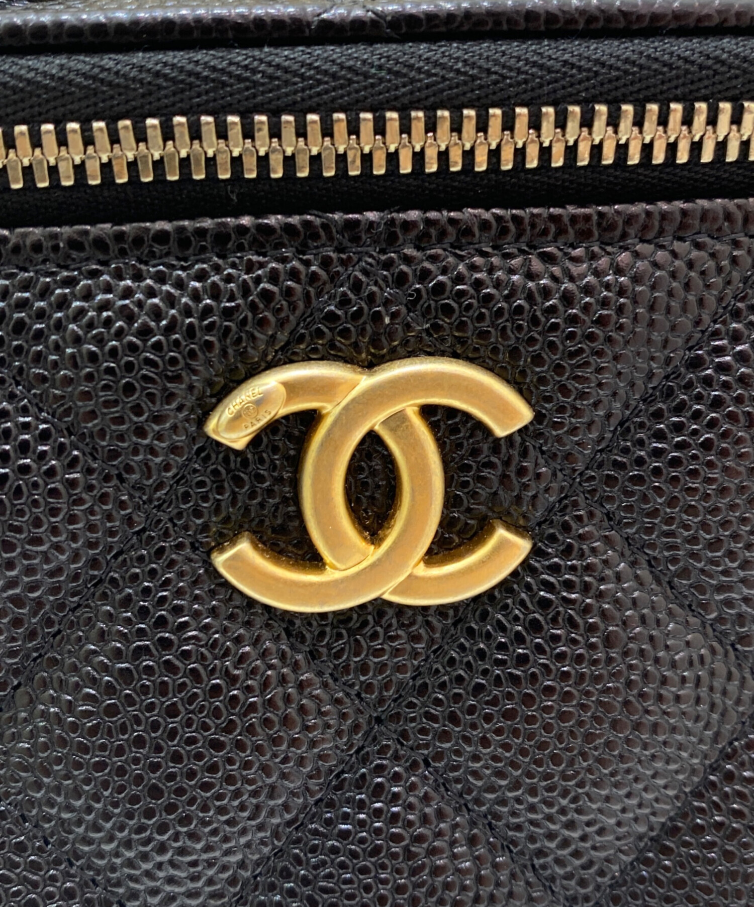 中古・古着通販】CHANEL (シャネル) ミニチェーンバニティバッグ ブラック｜ブランド・古着通販 トレファク公式【TREFAC  FASHION】スマホサイト