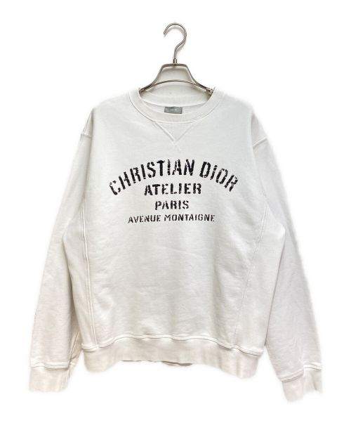 中古・古着通販】Dior (ディオール) アトリエロゴスウェット ホワイト サイズ:L｜ブランド・古着通販 トレファク公式【TREFAC  FASHION】スマホサイト