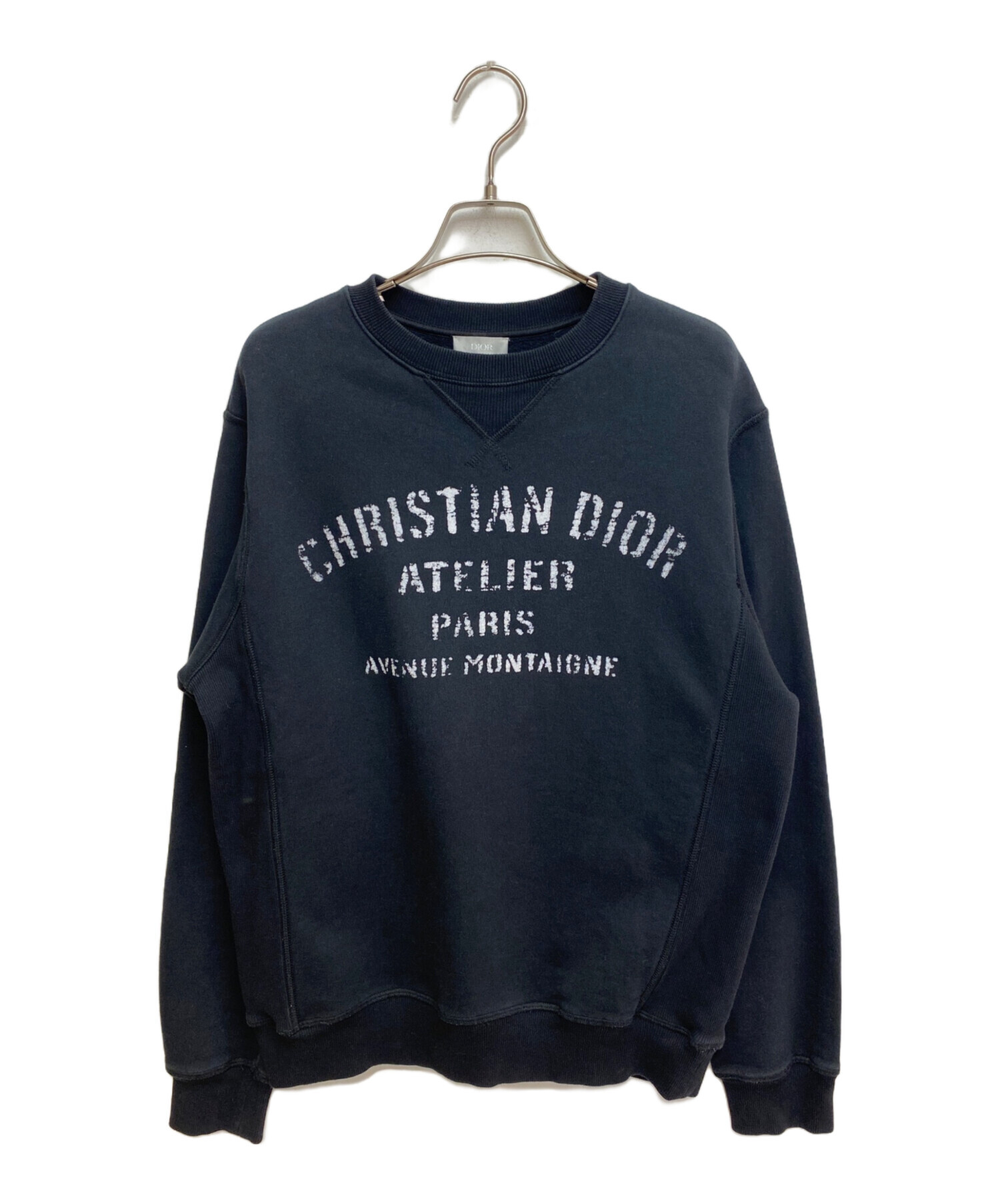 中古・古着通販】Dior (ディオール) アトリエロゴスウェット ブラック サイズ:S｜ブランド・古着通販 トレファク公式【TREFAC  FASHION】スマホサイト