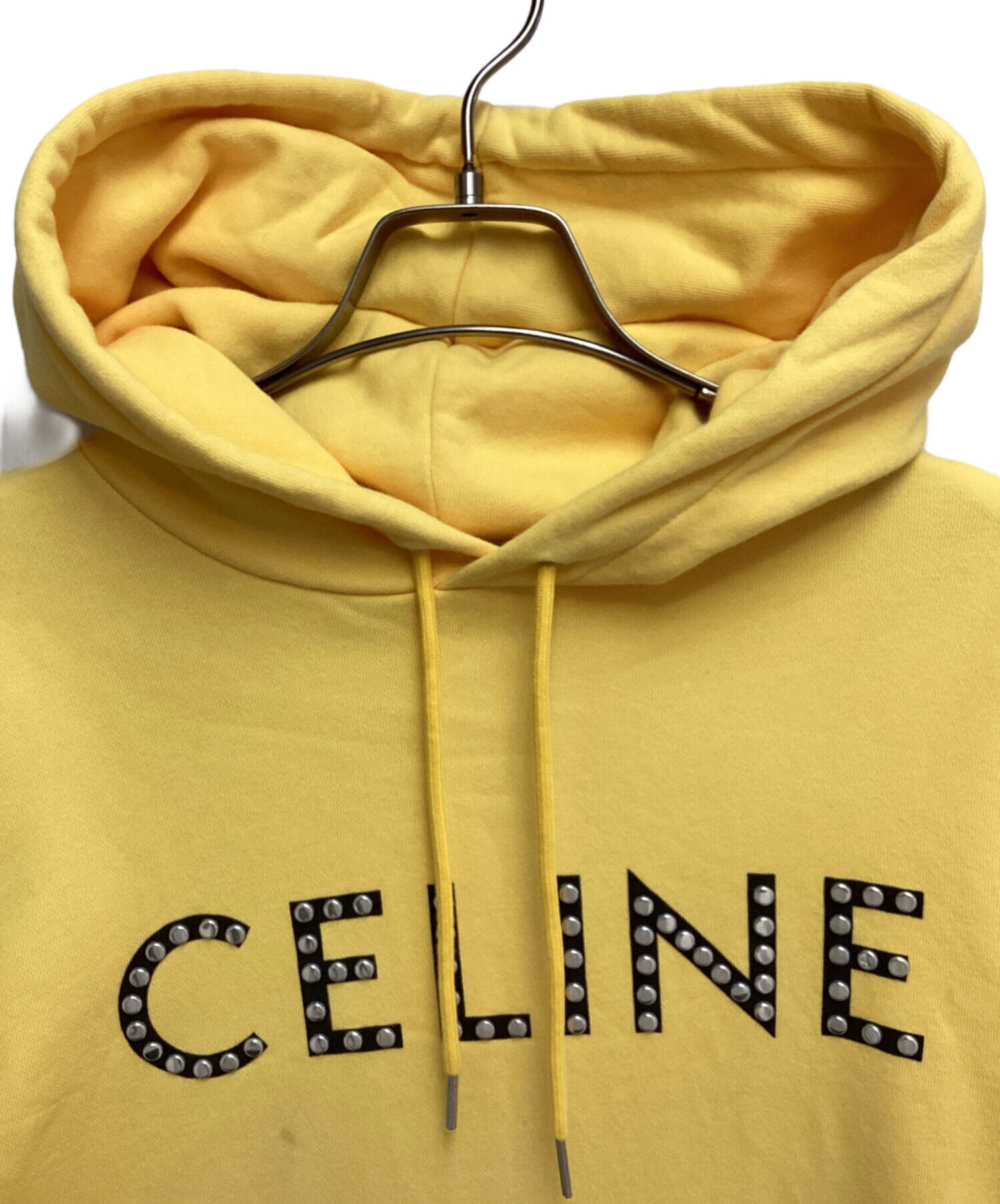 中古・古着通販】CELINE (セリーヌ) スタッズロゴパーカー イエロー サイズ:XS｜ブランド・古着通販 トレファク公式【TREFAC  FASHION】スマホサイト