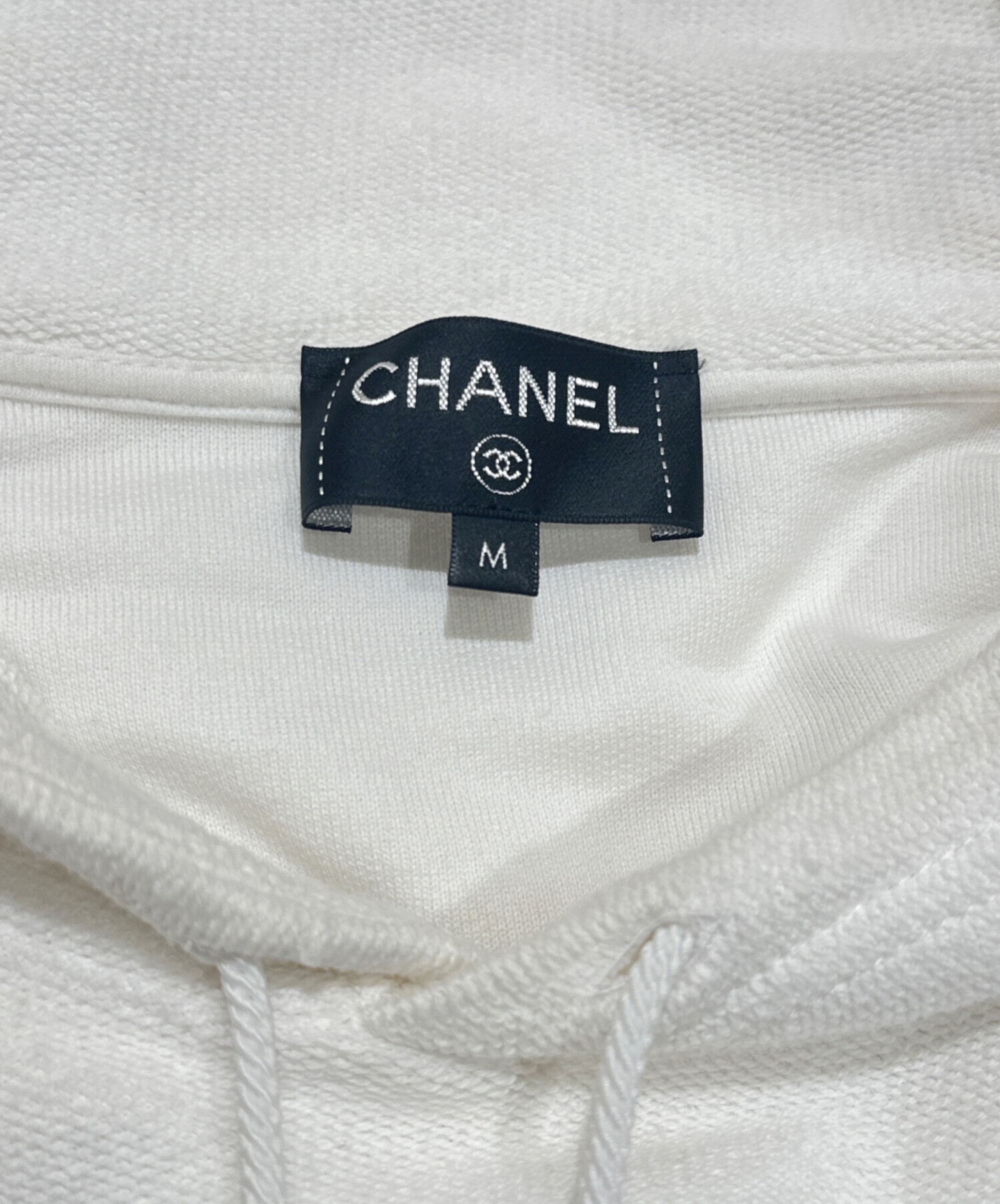 CHANEL (シャネル) ココマークロゴパーカー ホワイト サイズ:M