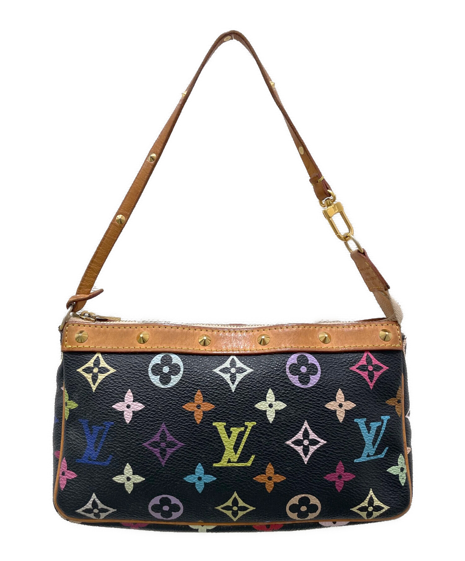 中古・古着通販】LOUIS VUITTON (ルイ ヴィトン) ポシェット アクセソワール モノグラム マルチカラー ノワール｜ブランド・古着通販  トレファク公式【TREFAC FASHION】スマホサイト