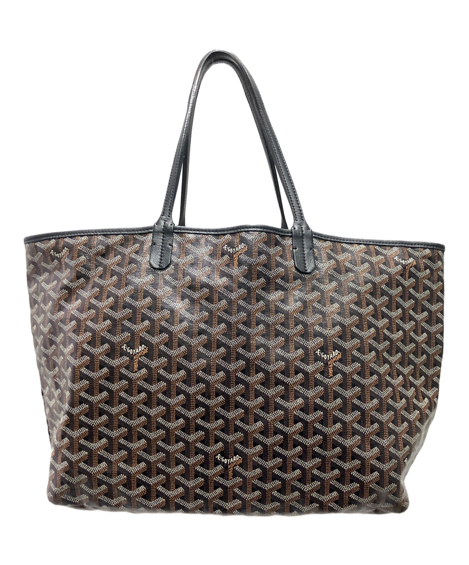 中古・古着通販】GOYARD (ゴヤール) サンルイPM トートバッグ ブラウン×ブラック サイズ:PM｜ブランド・古着通販  トレファク公式【TREFAC FASHION】スマホサイト