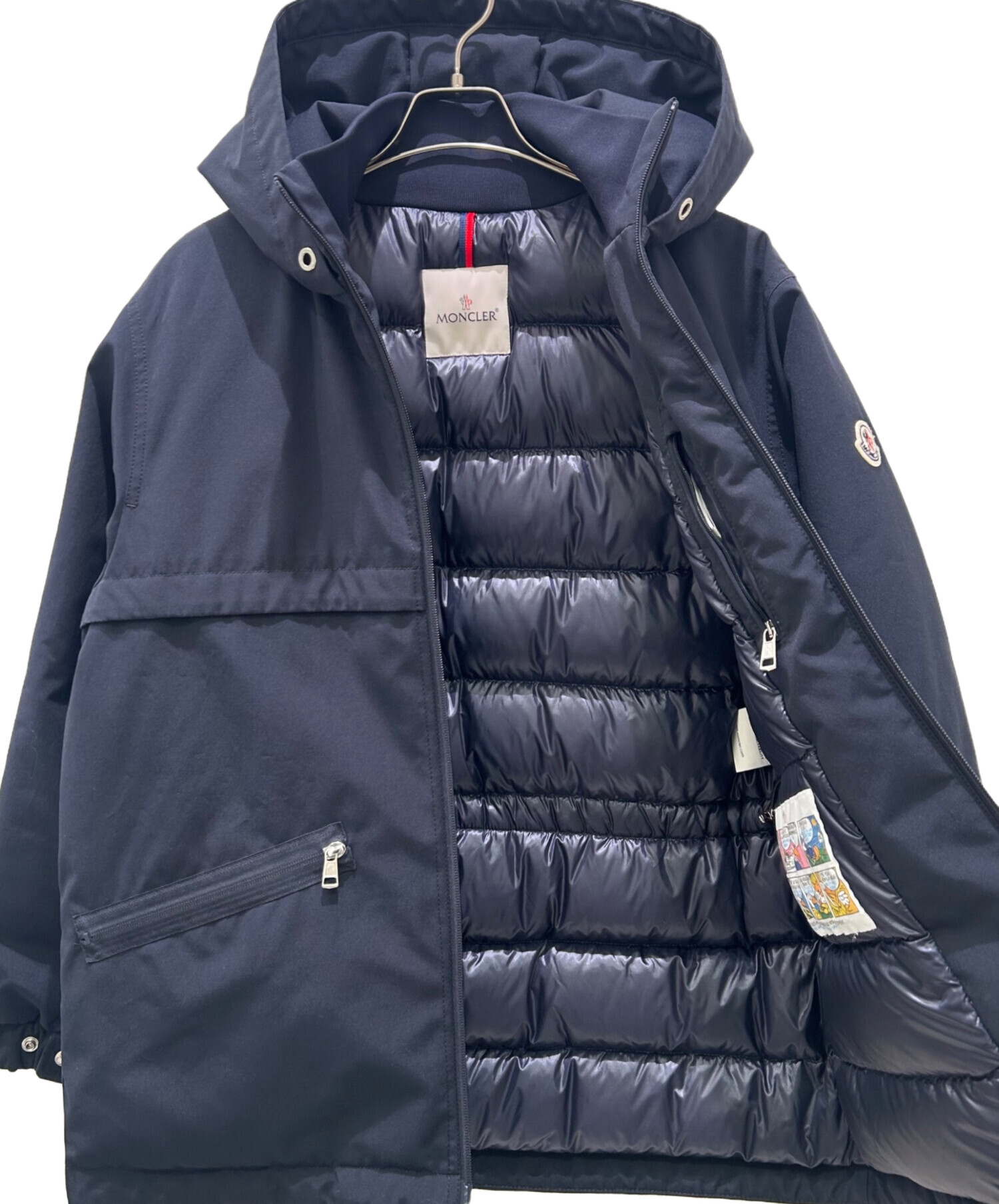 中古・古着通販】MONCLER (モンクレール) ACANTHE/ダウンジャケット ネイビー｜ブランド・古着通販 トレファク公式【TREFAC  FASHION】スマホサイト