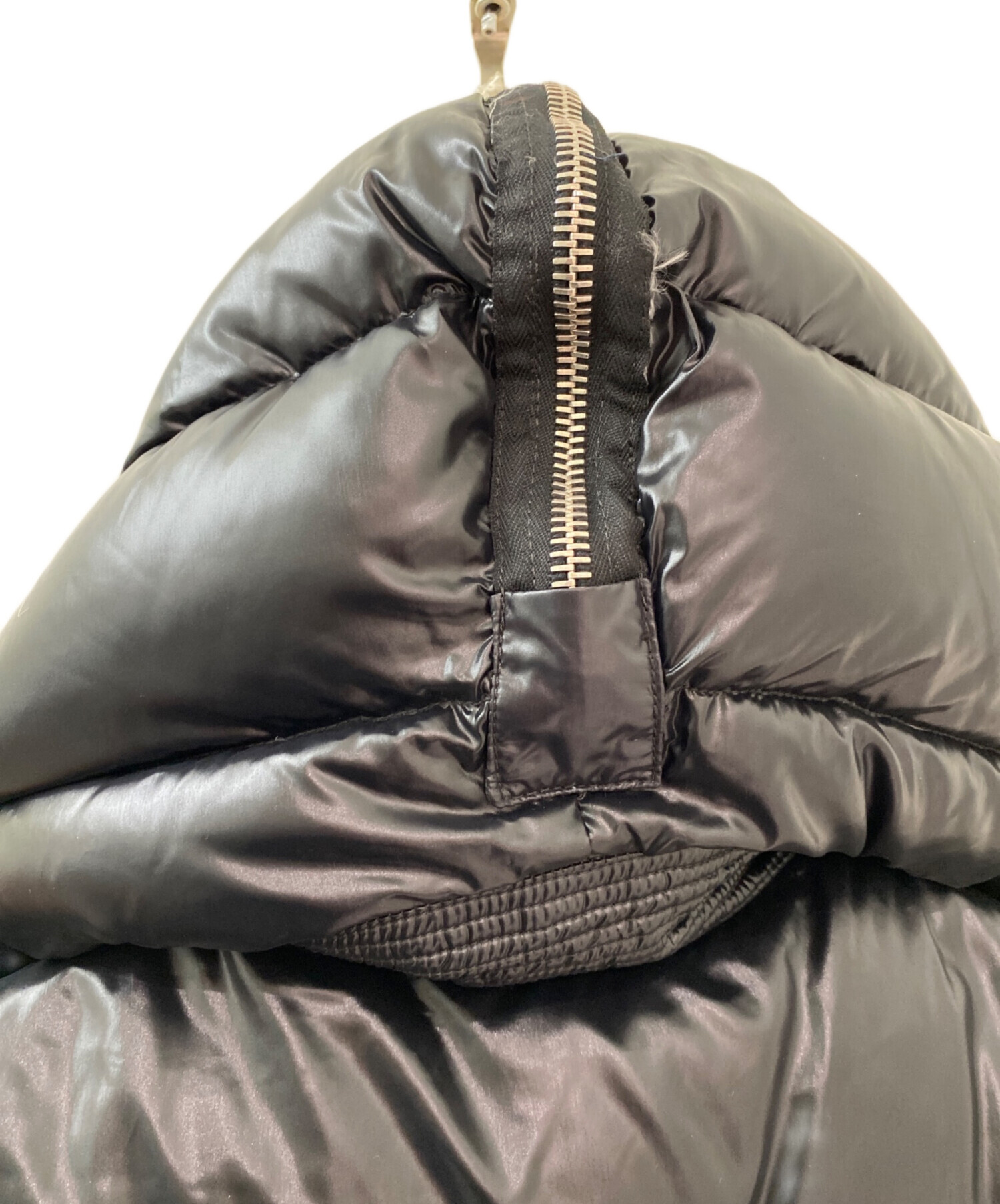 中古・古着通販】MONCLER (モンクレール) BALENCIAGA (バレンシアガ) フードジップダウンベスト ブラック  サイズ:34｜ブランド・古着通販 トレファク公式【TREFAC FASHION】スマホサイト