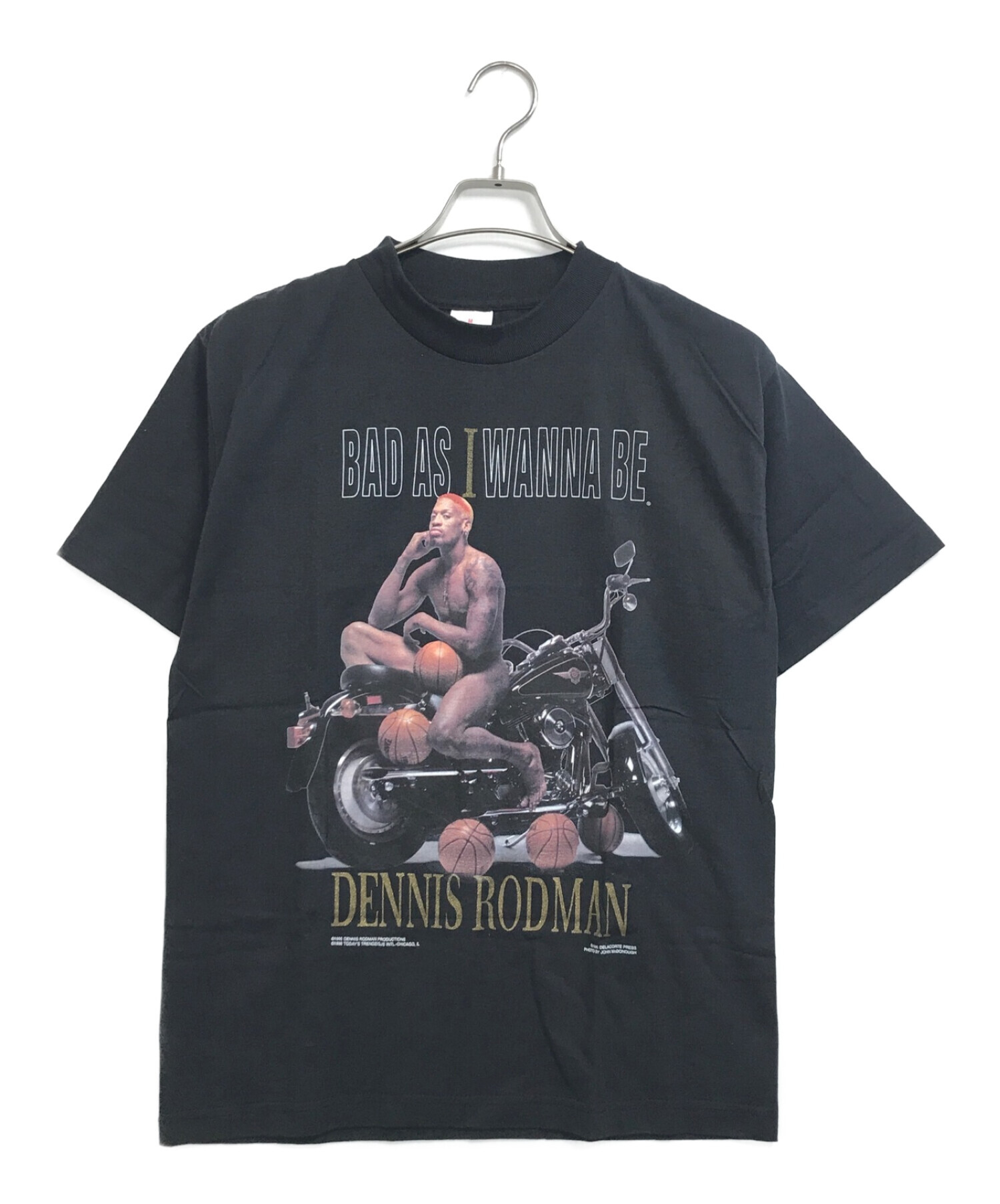 Dennis Rodman (デニスロッドマン) [古着]プリントTシャツ ブラック サイズ:M
