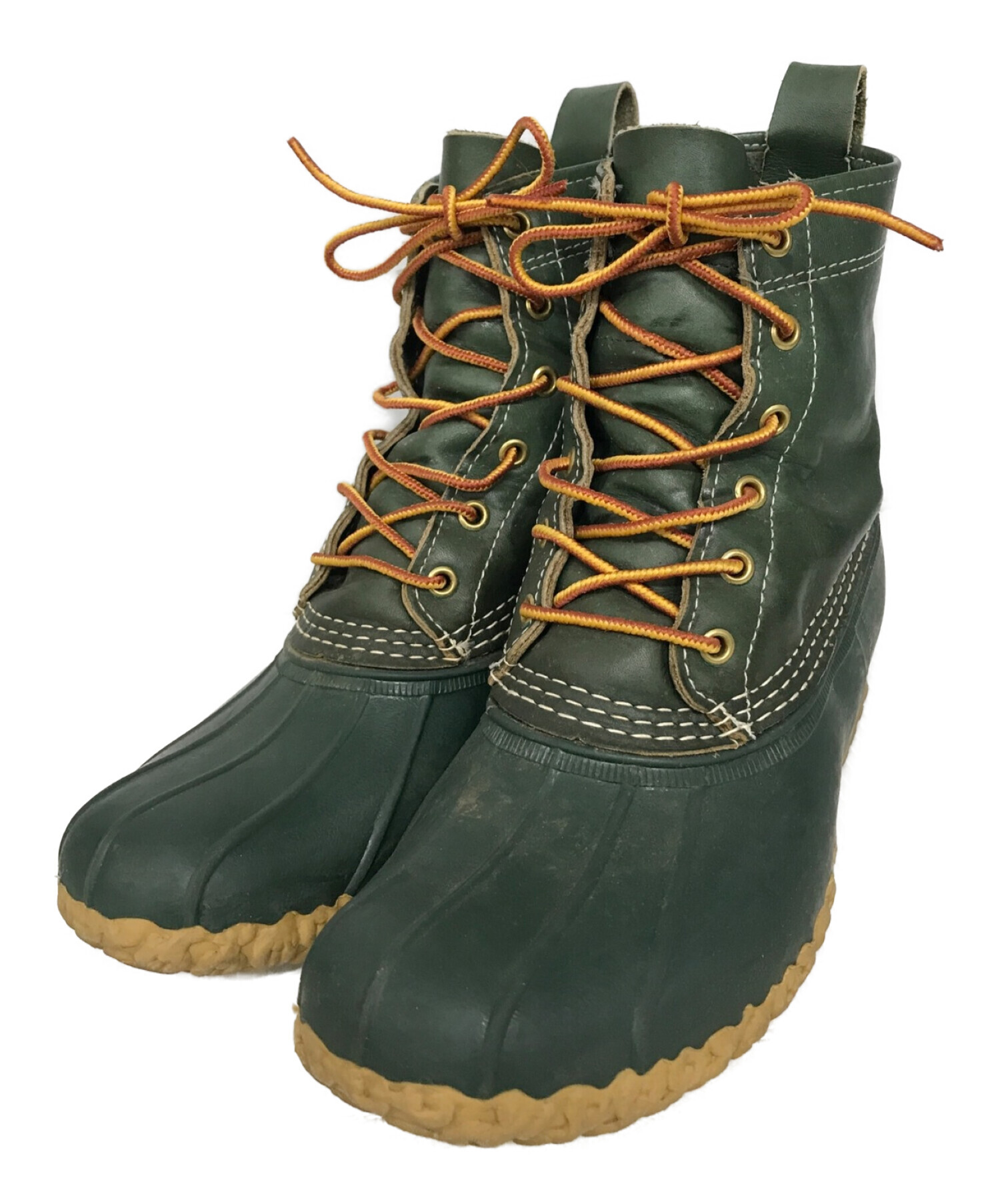 L.L.Bean (エルエルビーン) BEAMS (ビームス) スノーブーツ オリーブ サイズ:SIZE 8M