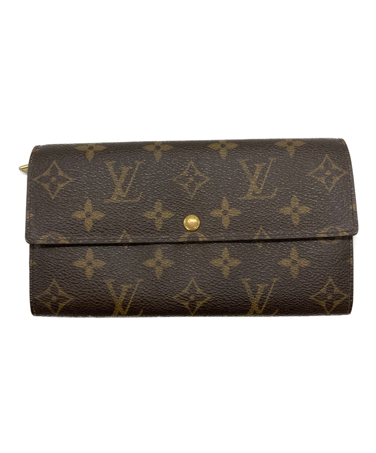 ☆中古品 LOUIS VUITTON ルイヴィトン 長財布 刺繍入 定価10万円 - 小物