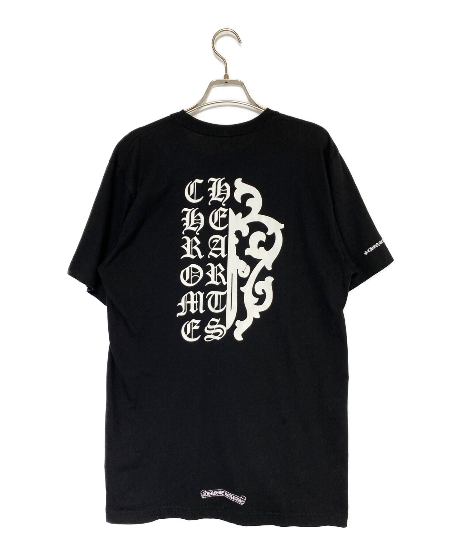 CHROME HEARTS (クロムハーツ) ポケットTシャツ ブラック サイズ:L