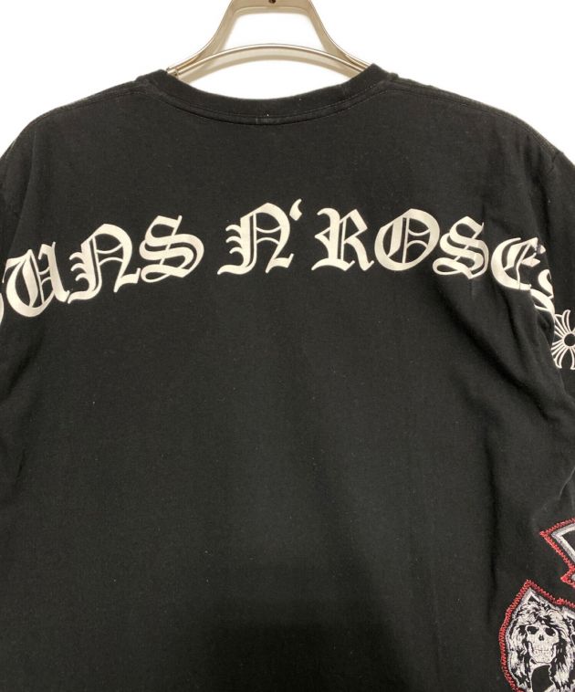 CHROME HEARTS (クロムハーツ) Guns N' Roses (ガンズアンドローゼズ) Tシャツ ブラック サイズ:L