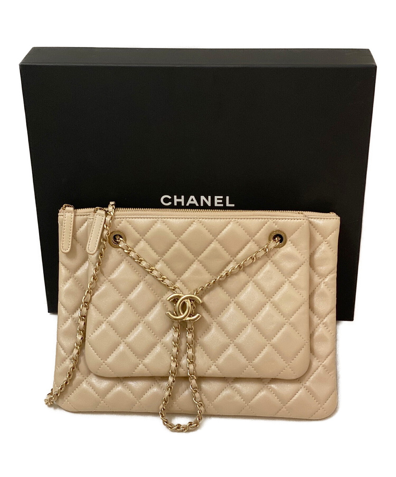 中古・古着通販】CHANEL (シャネル) マトラッセチェーンショルダー