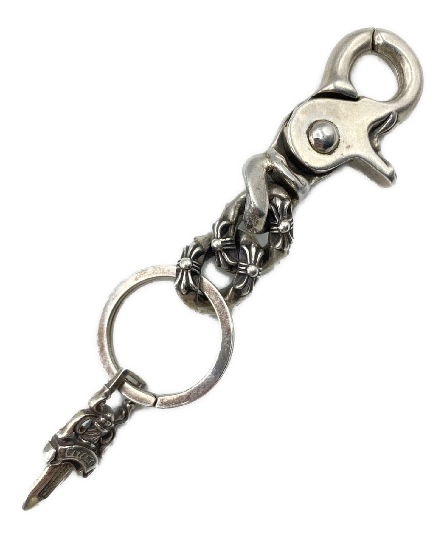 中古・古着通販】CHROME HEARTS (クロムハーツ) キーチェーン ショート 