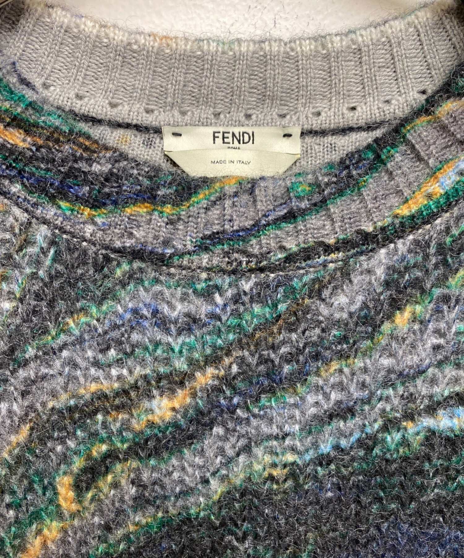 FENDI フェンディ モヘア シースルーセーター 40-