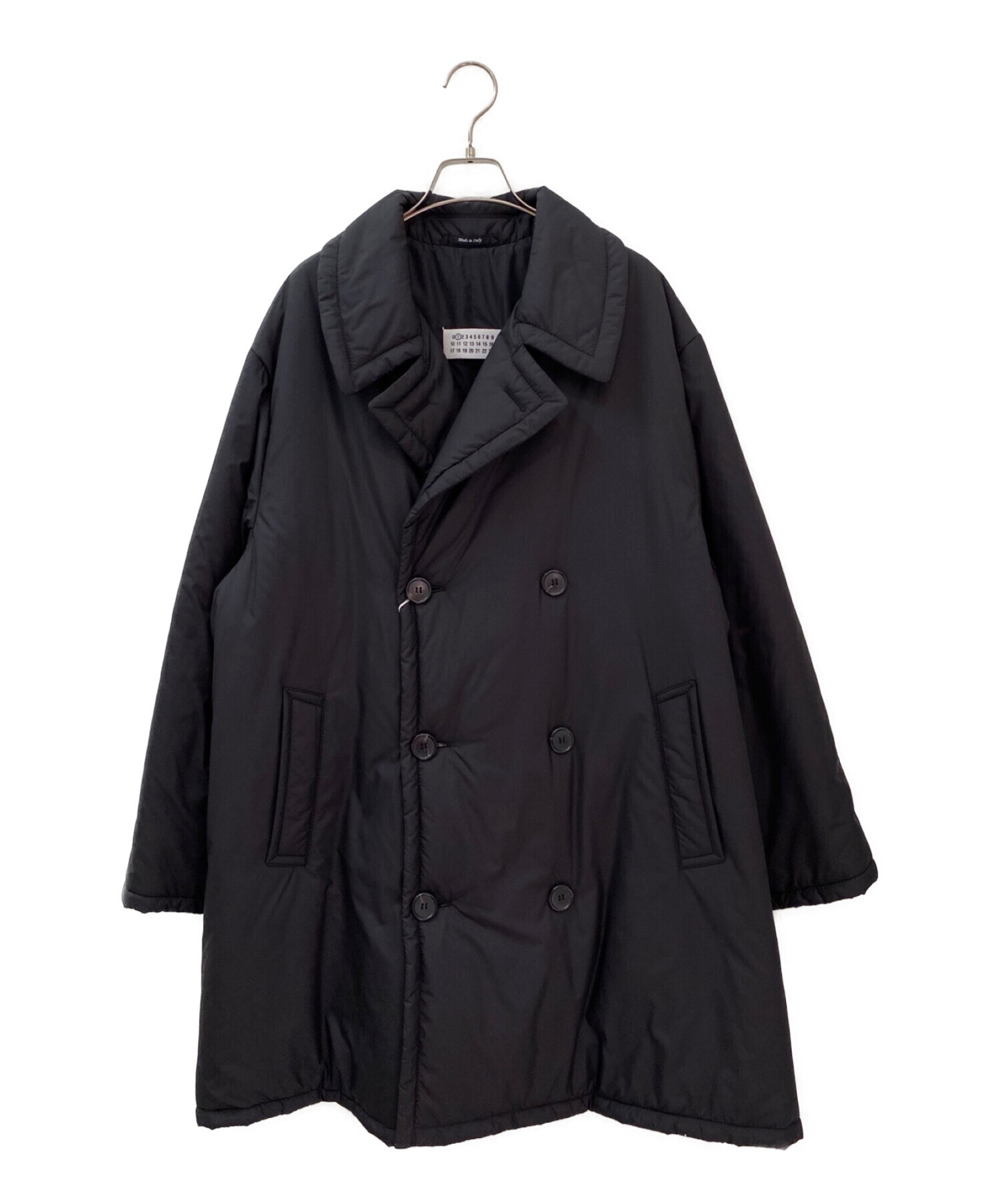 Maison Margiela (メゾンマルジェラ) 中綿パデッドコート ブラック サイズ:36 未使用品
