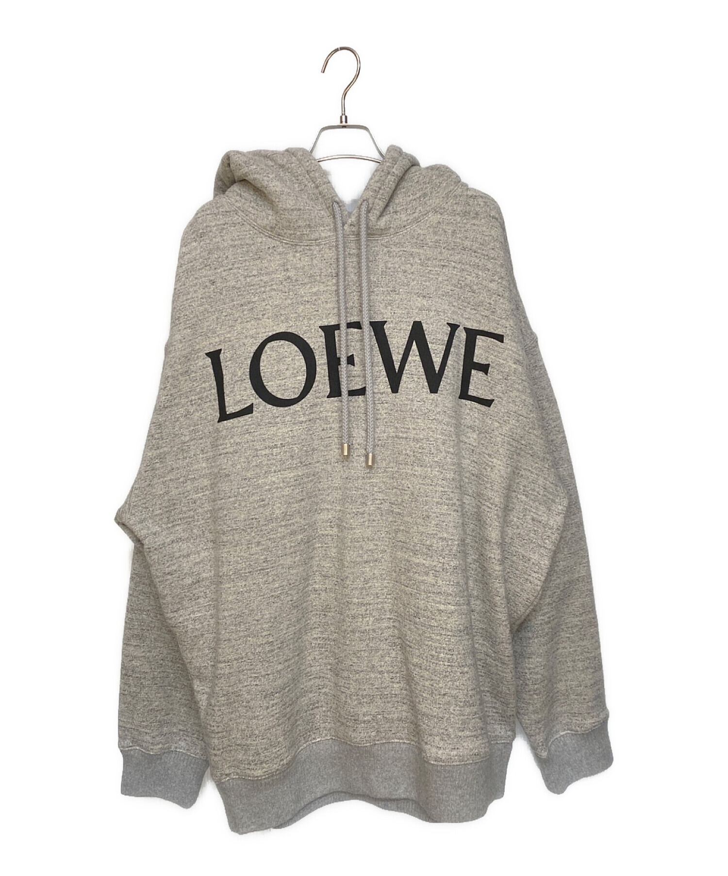 【美品】Loewe ロゴ スウェット グレー XLサイズ肩幅約47cm