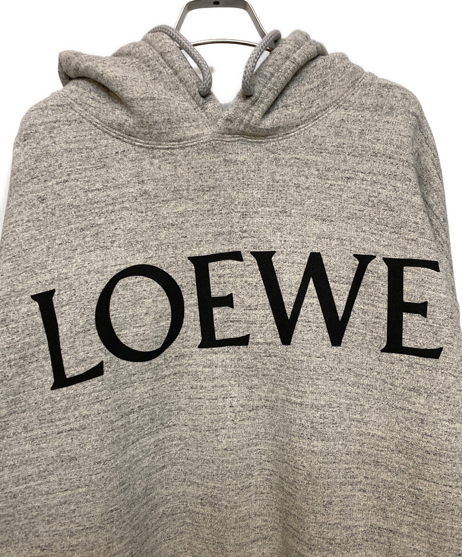 【美品】Loewe ロゴ スウェット グレー XLサイズ肩幅約47cm