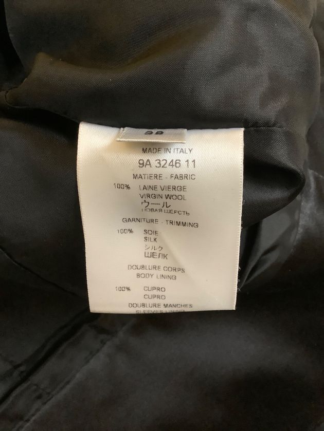 GIVENCHY (ジバンシィ) スタンドカラージャケット ブラック サイズ:38