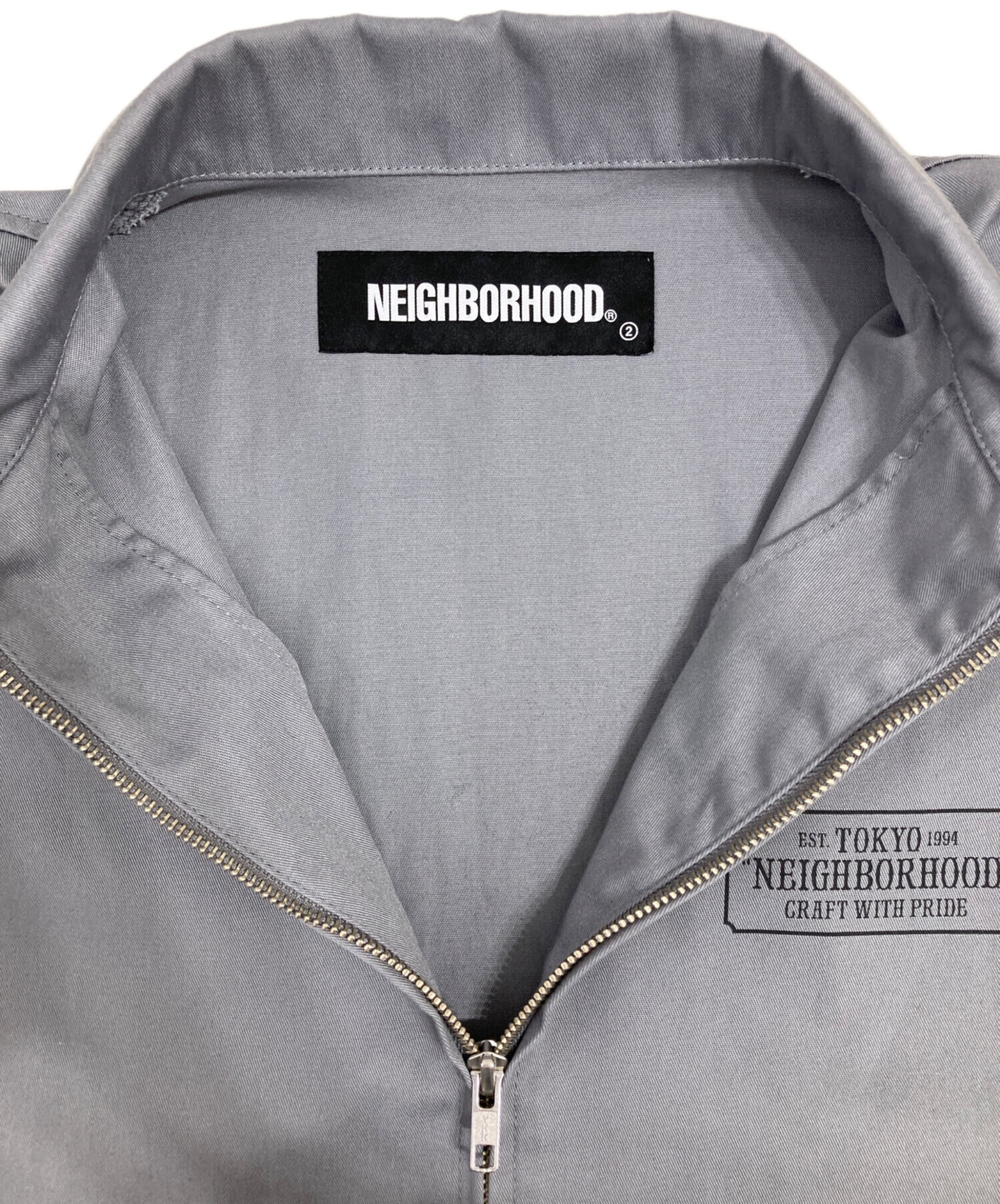 中古・古着通販】NEIGHBORHOOD (ネイバーフッド) ドリズラー ジャケット グレー サイズ:S｜ブランド・古着通販  トレファク公式【TREFAC FASHION】スマホサイト