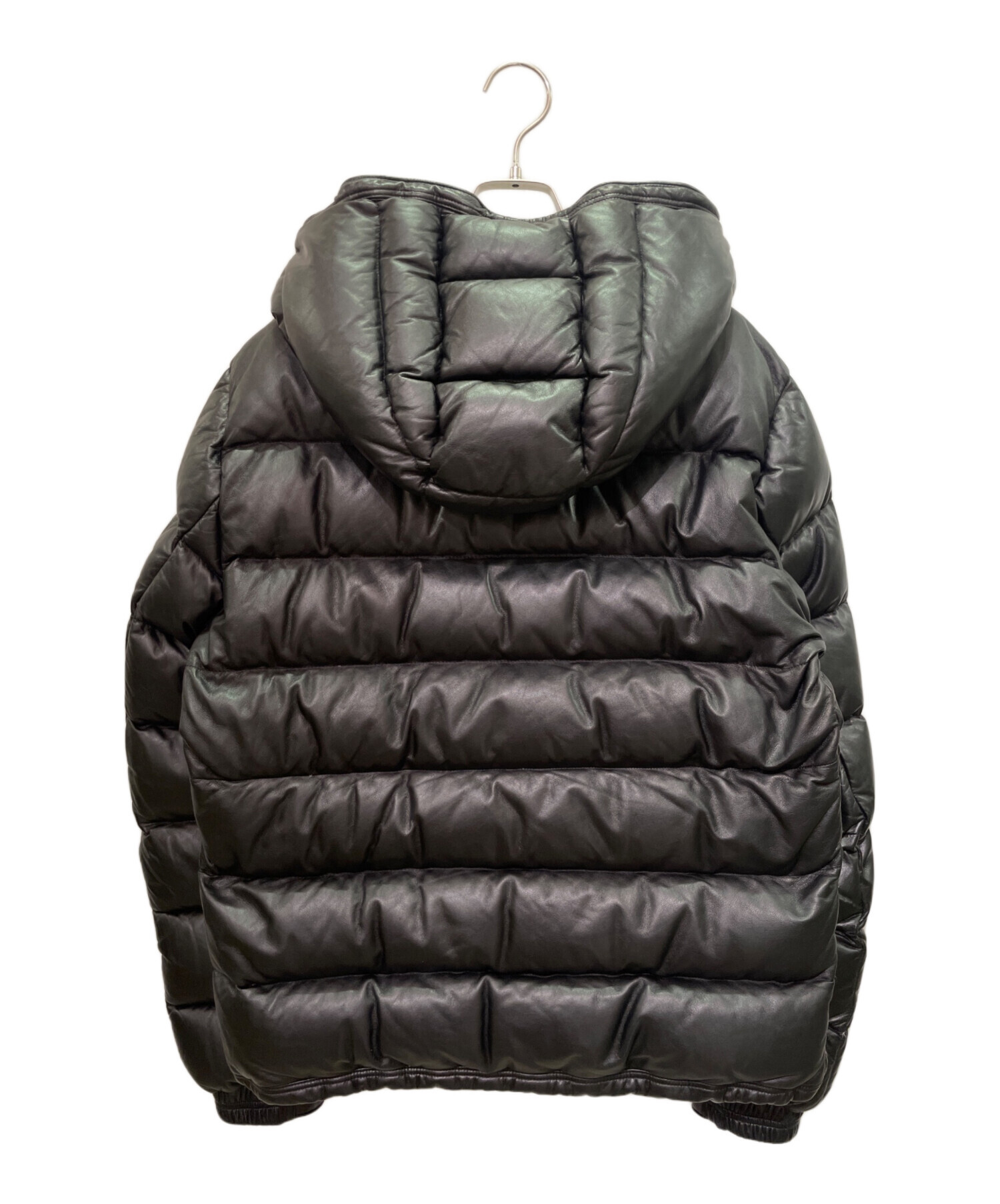 中古・古着通販】MONCLER (モンクレール) GEBROULAZ/ラムレザー ダウンジャケット ブラック サイズ:3｜ブランド・古着通販 トレファク公式【TREFAC  FASHION】スマホサイト