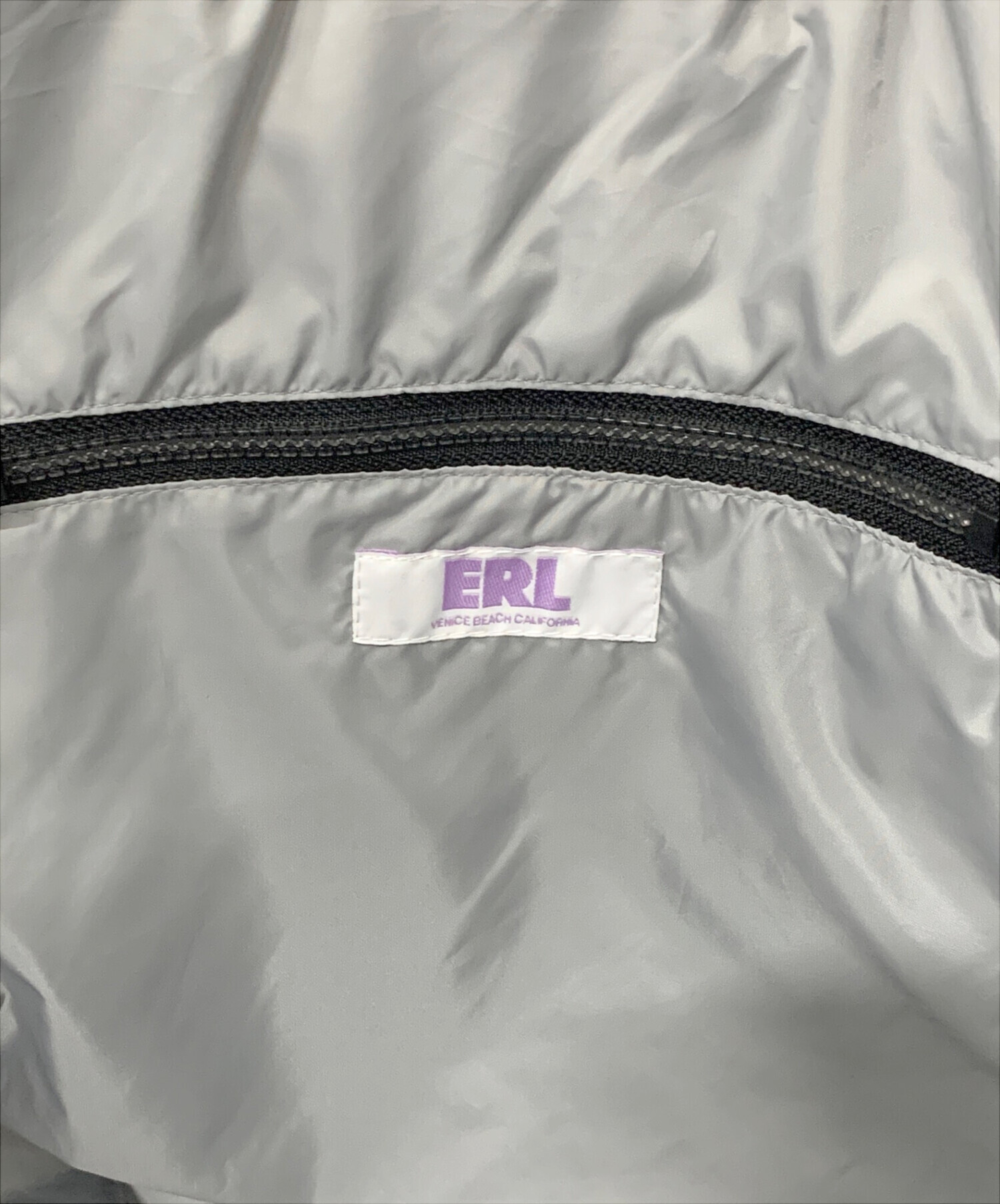 ERL (イーアールエル) サンセット パデット トートバッグ グレー