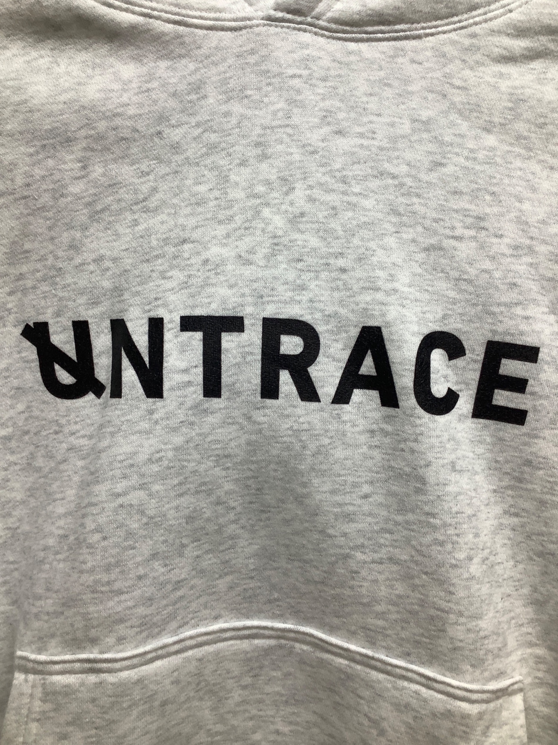 UNTRACE (アントレース) プルオーバーパーカー ライトグレー サイズ:M 未使用品