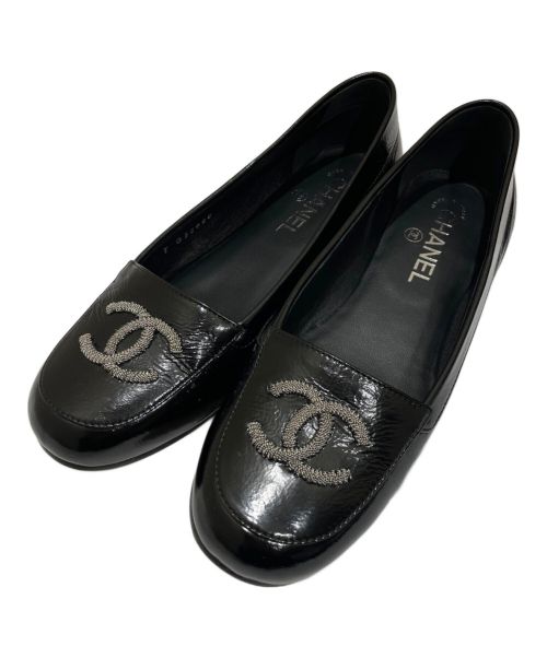 【中古・古着通販】CHANEL (シャネル) ココマークパンプス ブラック サイズ:37｜ブランド・古着通販 トレファク公式【TREFAC  FASHION】スマホサイト