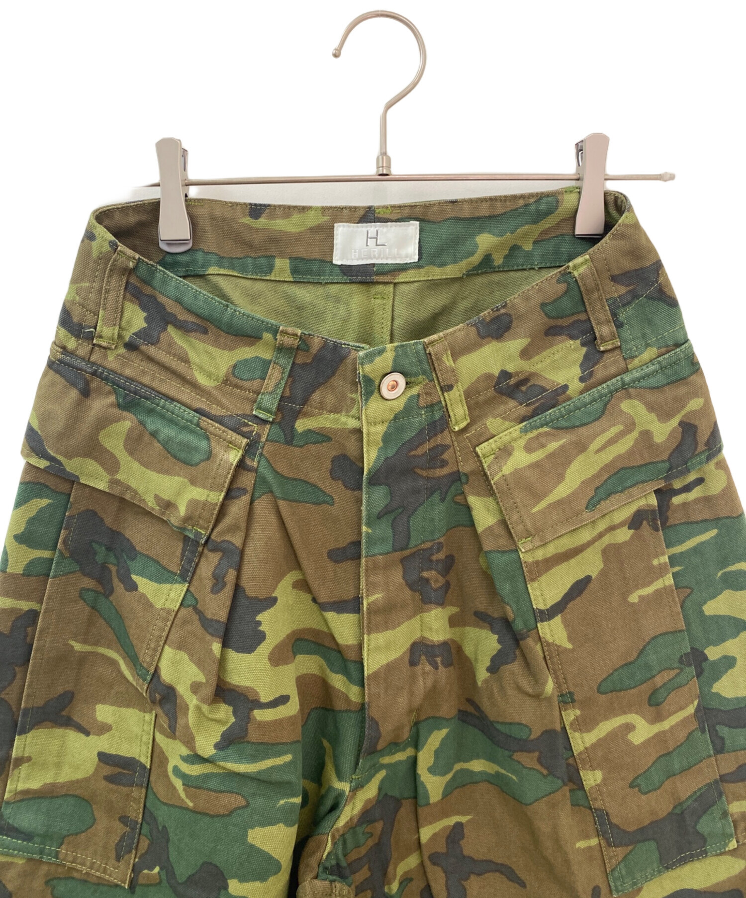 HERILL (ヘリル) Duck ERDL Camouflage Cargopants グリーン サイズ:2