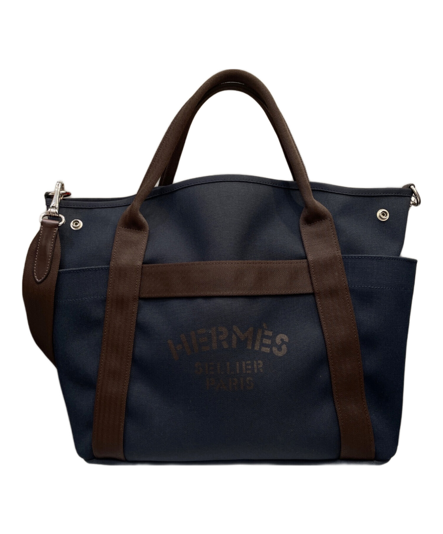 中古・古着通販】HERMES (エルメス) サックドパンサージュ グルーム ネイビー サイズ:グルーム｜ブランド・古着通販  トレファク公式【TREFAC FASHION】スマホサイト