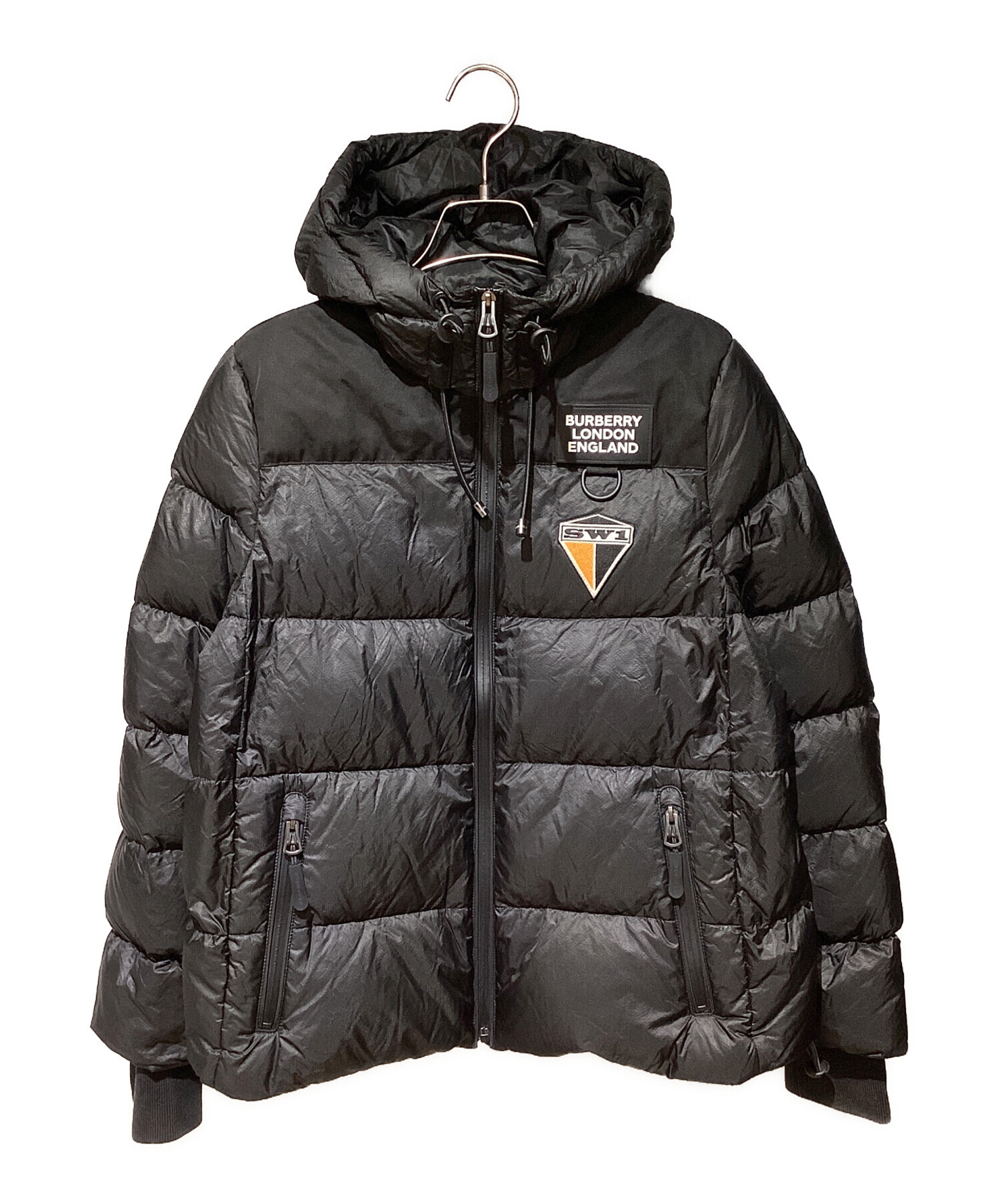 中古・古着通販】BURBERRY LONDON (バーバリーロンドン) Logo Design Down Jacket(ロゴデザインダウンジャケット)  ブラック サイズ:S｜ブランド・古着通販 トレファク公式【TREFAC FASHION】スマホサイト