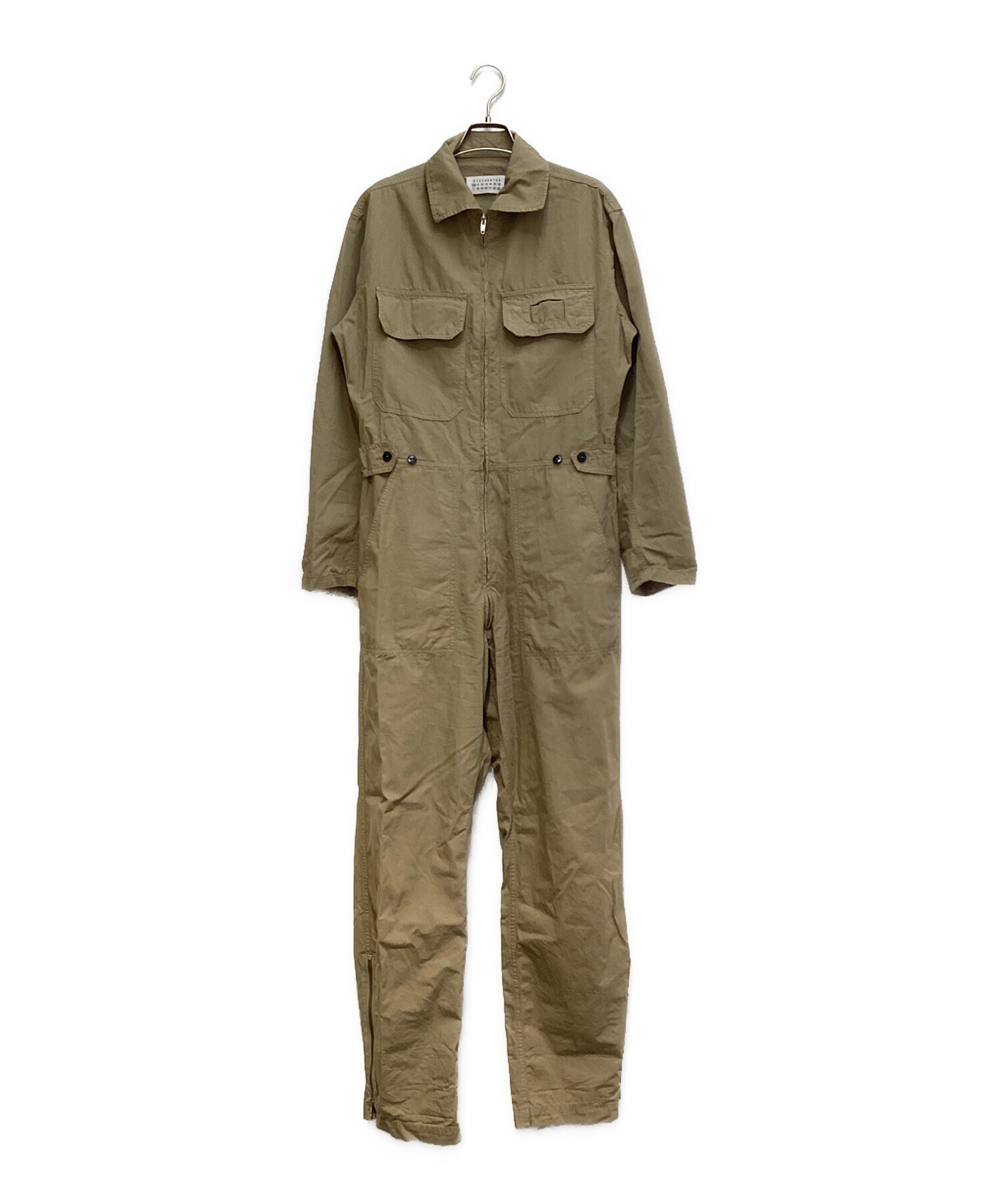 中古・古着通販】MARTIN MARGIELA (マルタン・マルジェラ) Jump suit（ジャンプスーツ） ベージュ  サイズ:44｜ブランド・古着通販 トレファク公式【TREFAC FASHION】スマホサイト