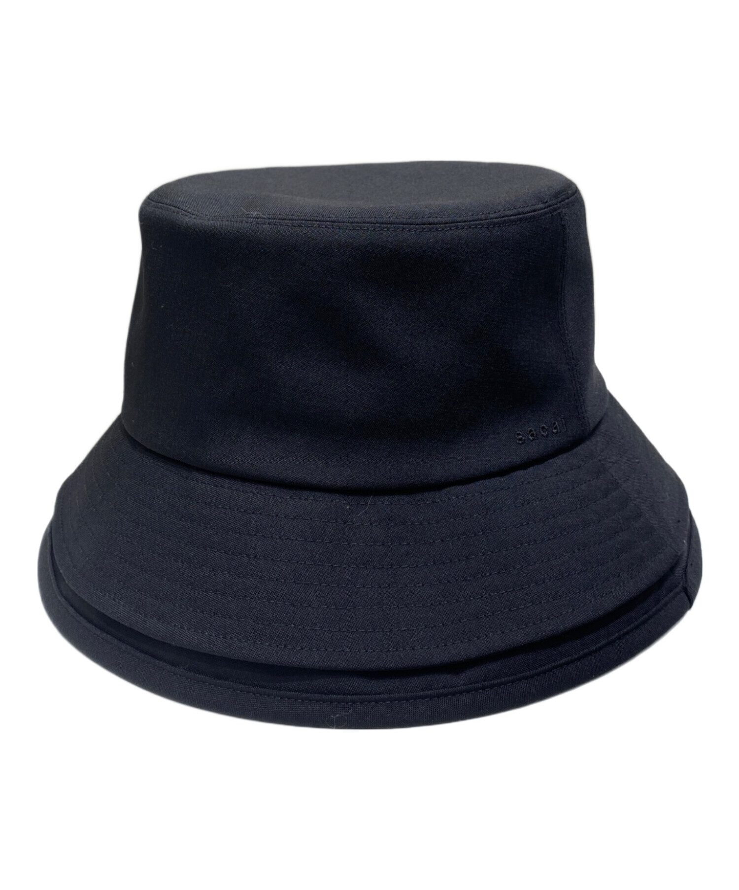 中古・古着通販】sacai (サカイ) DOUBLE BRIM HAT ブラック サイズ:1｜ブランド・古着通販 トレファク公式【TREFAC  FASHION】スマホサイト